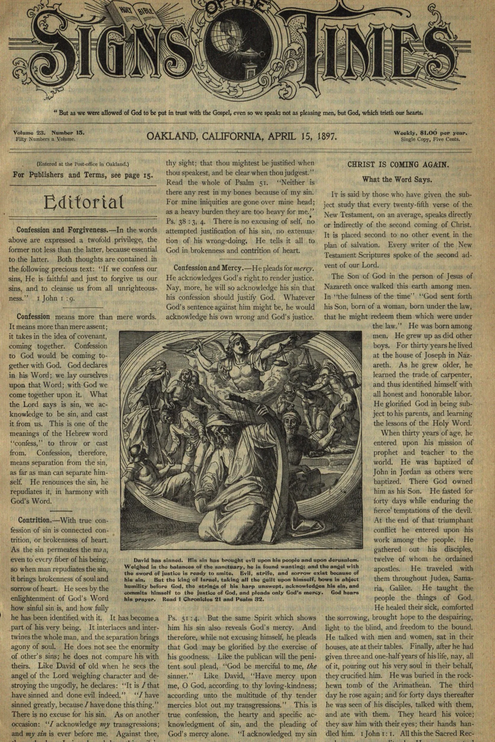 Vol. 23, No. 15.