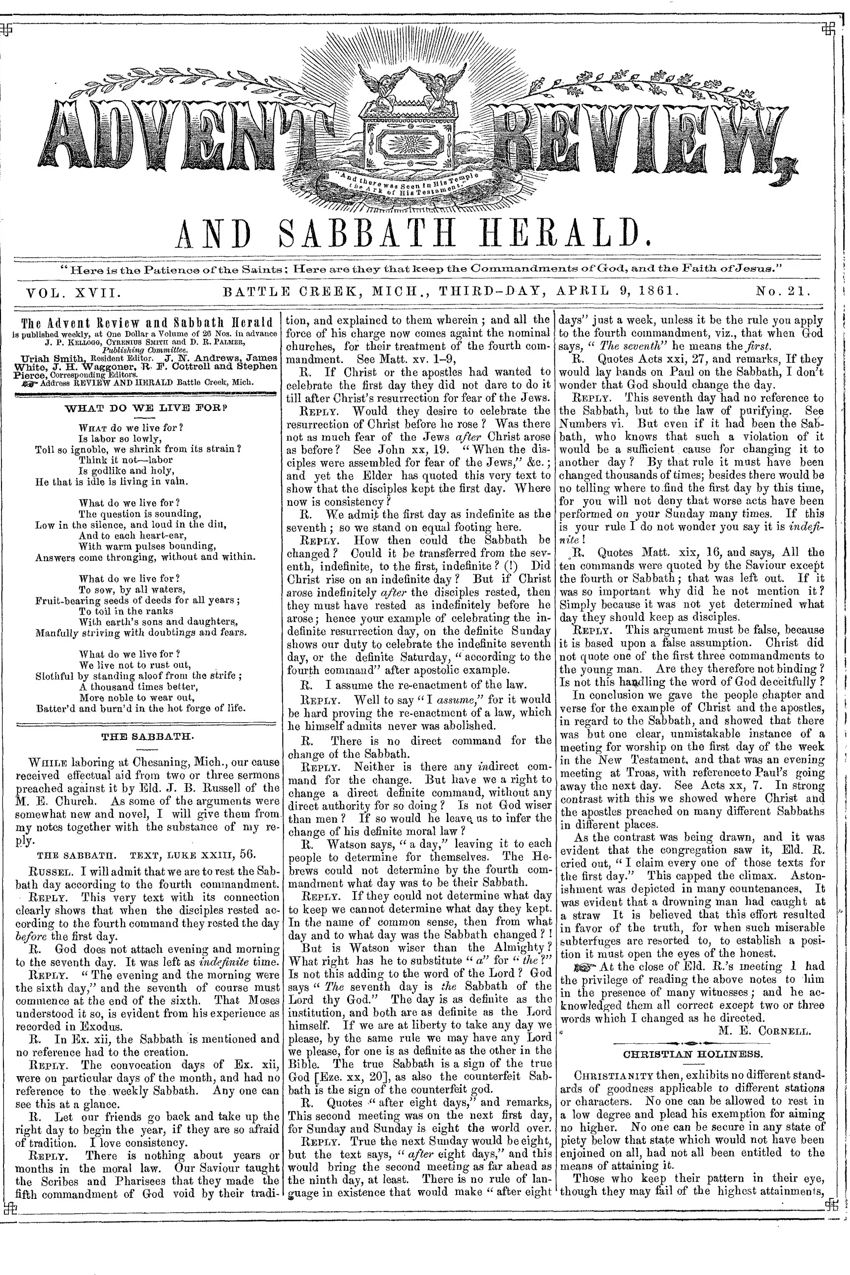 Vol. 17, No. 21.