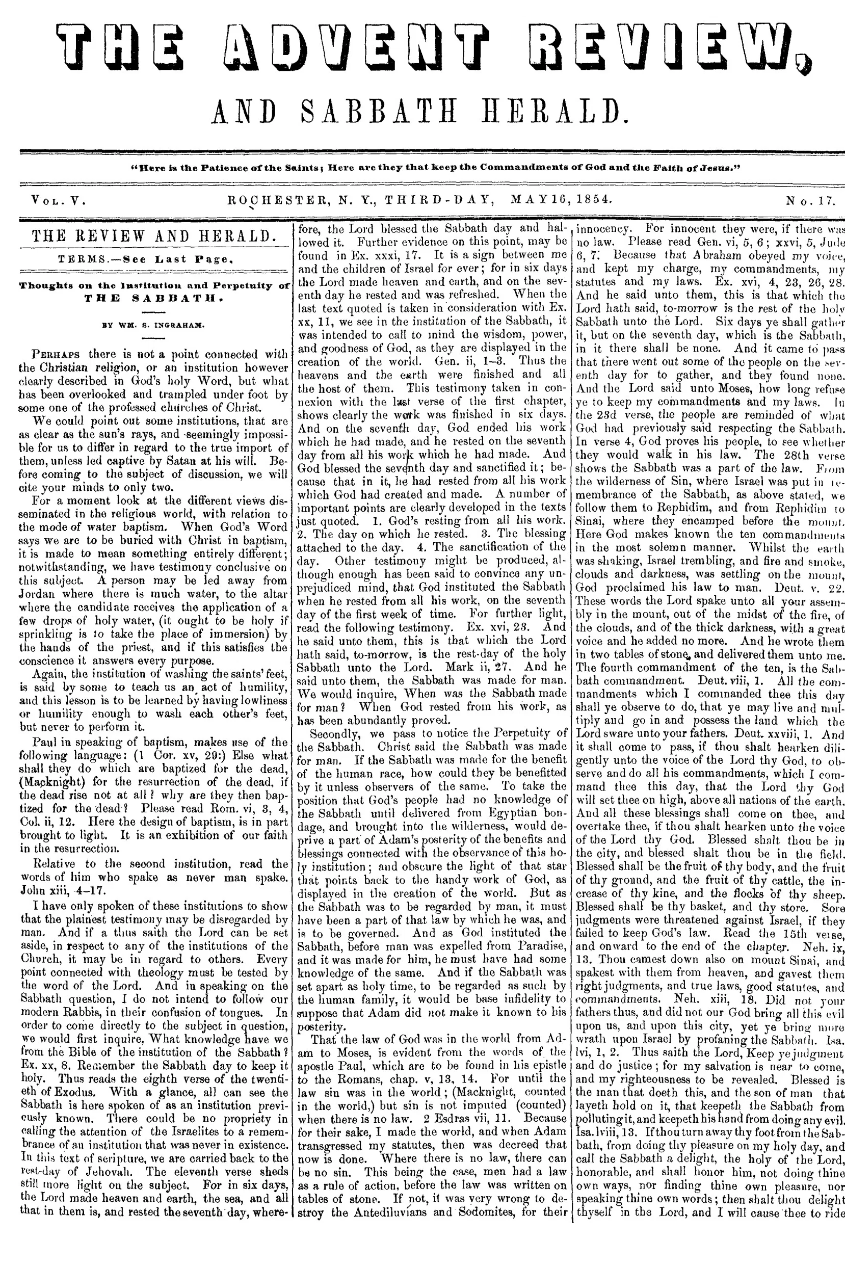 Vol. 5, No. 17.