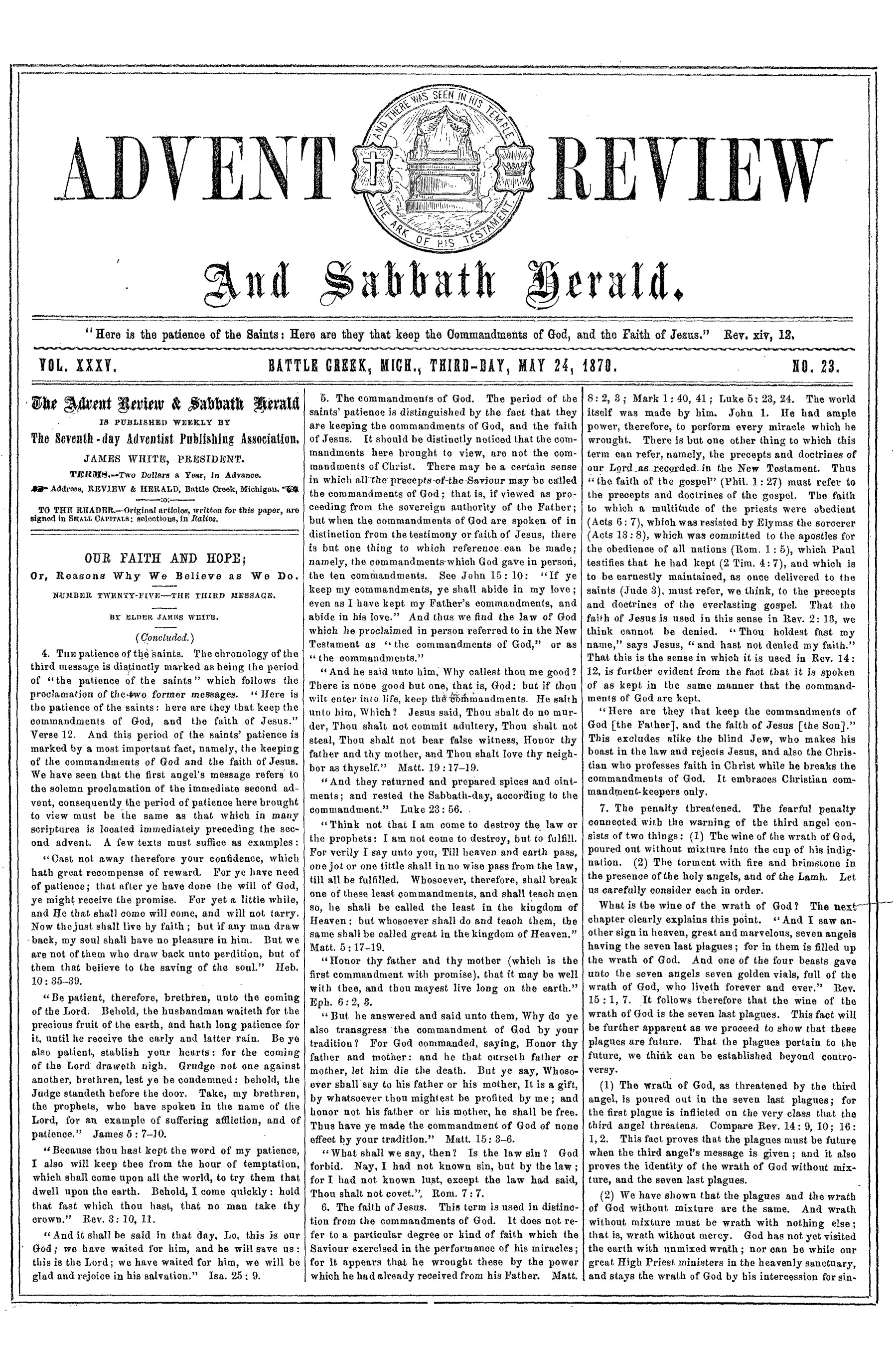 Vol. 35, No. 23.