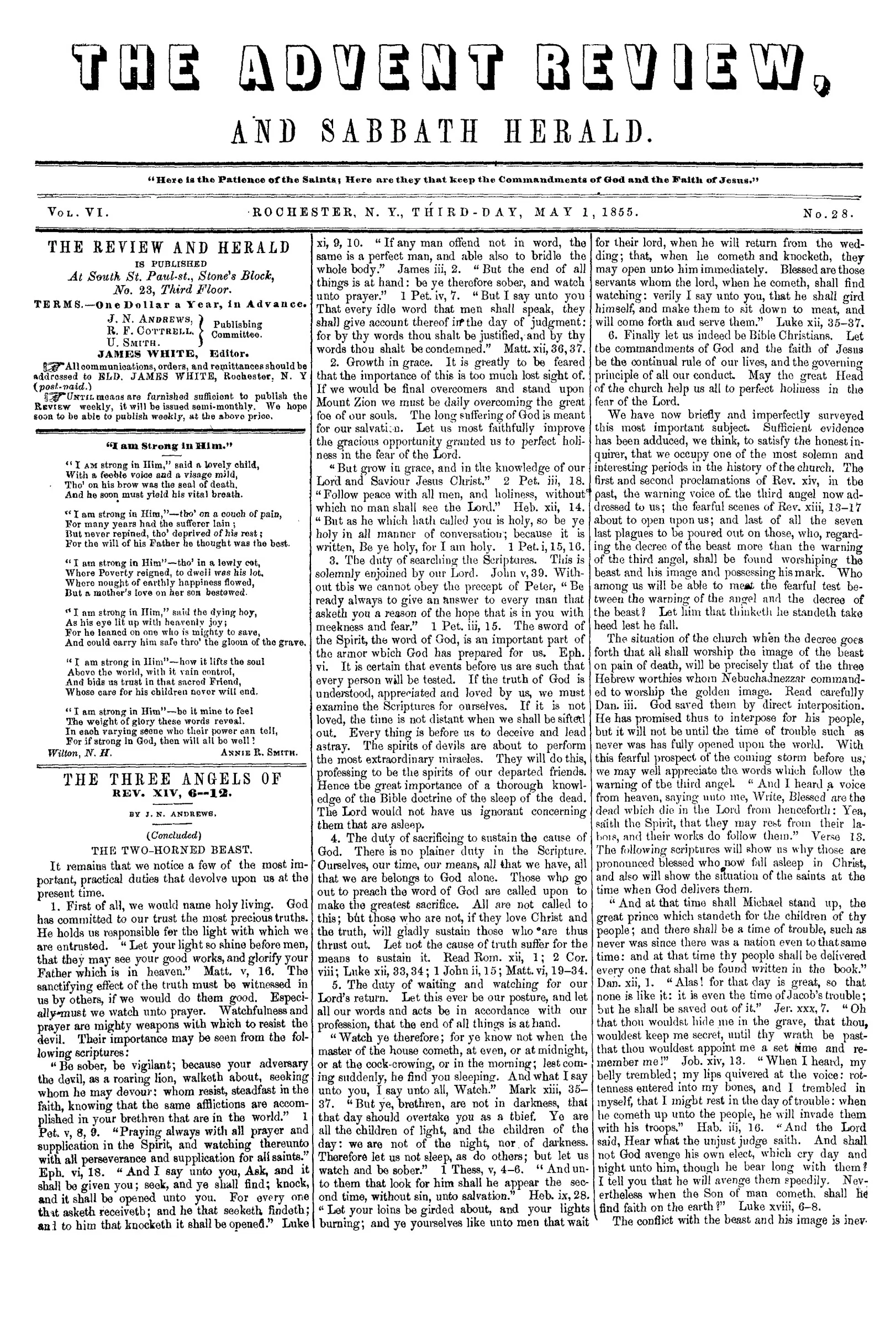 Vol. 6, No. 28.