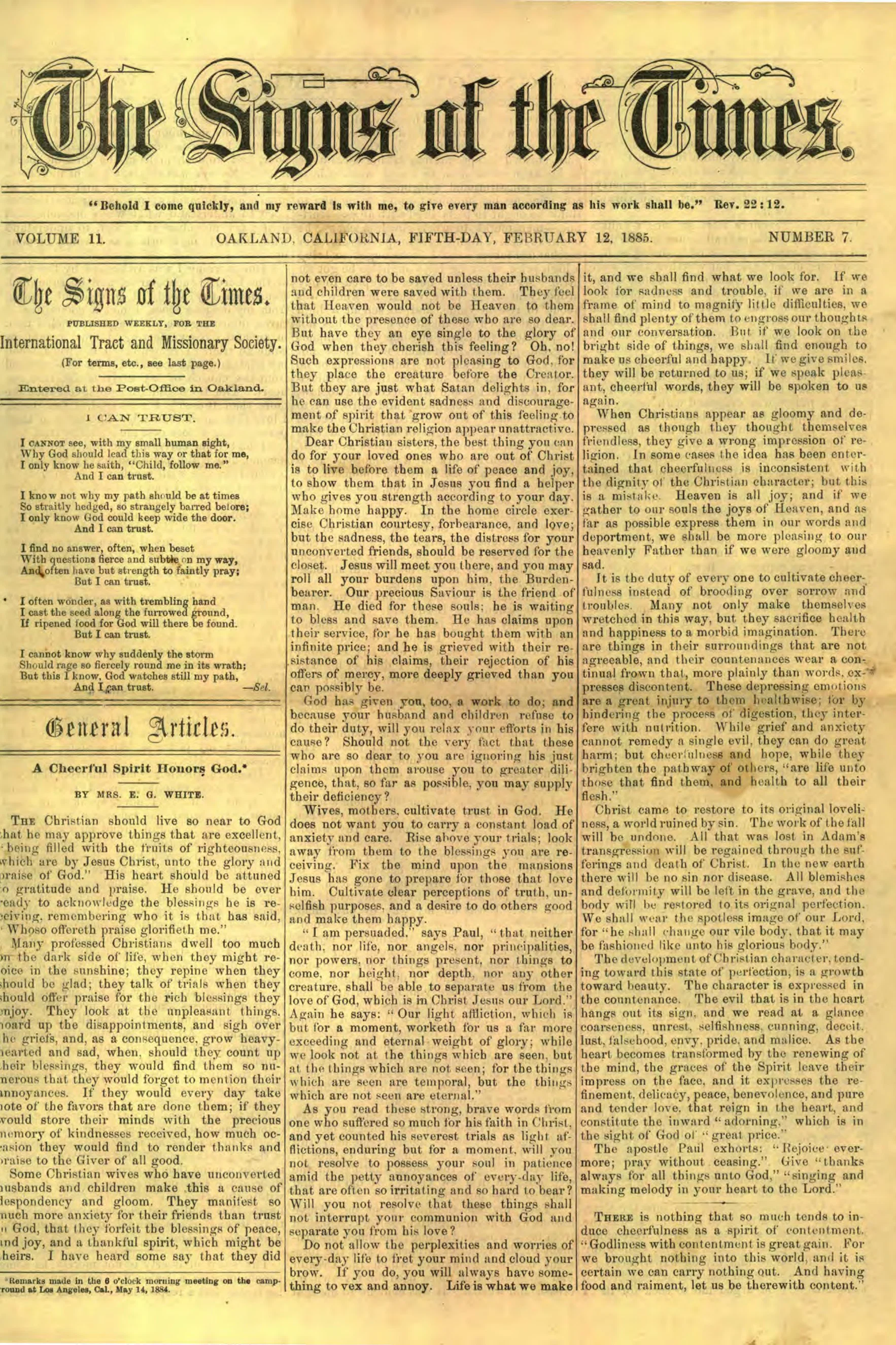 Vol. 11, No. 7.
