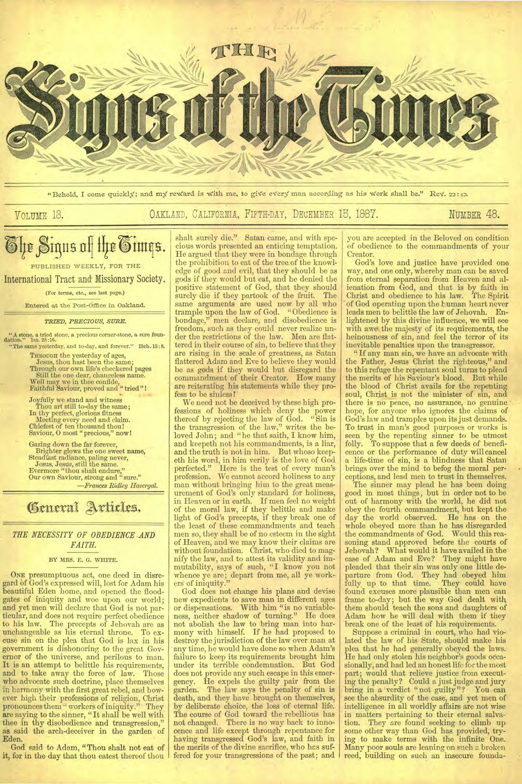 Vol. 13, No. 48.