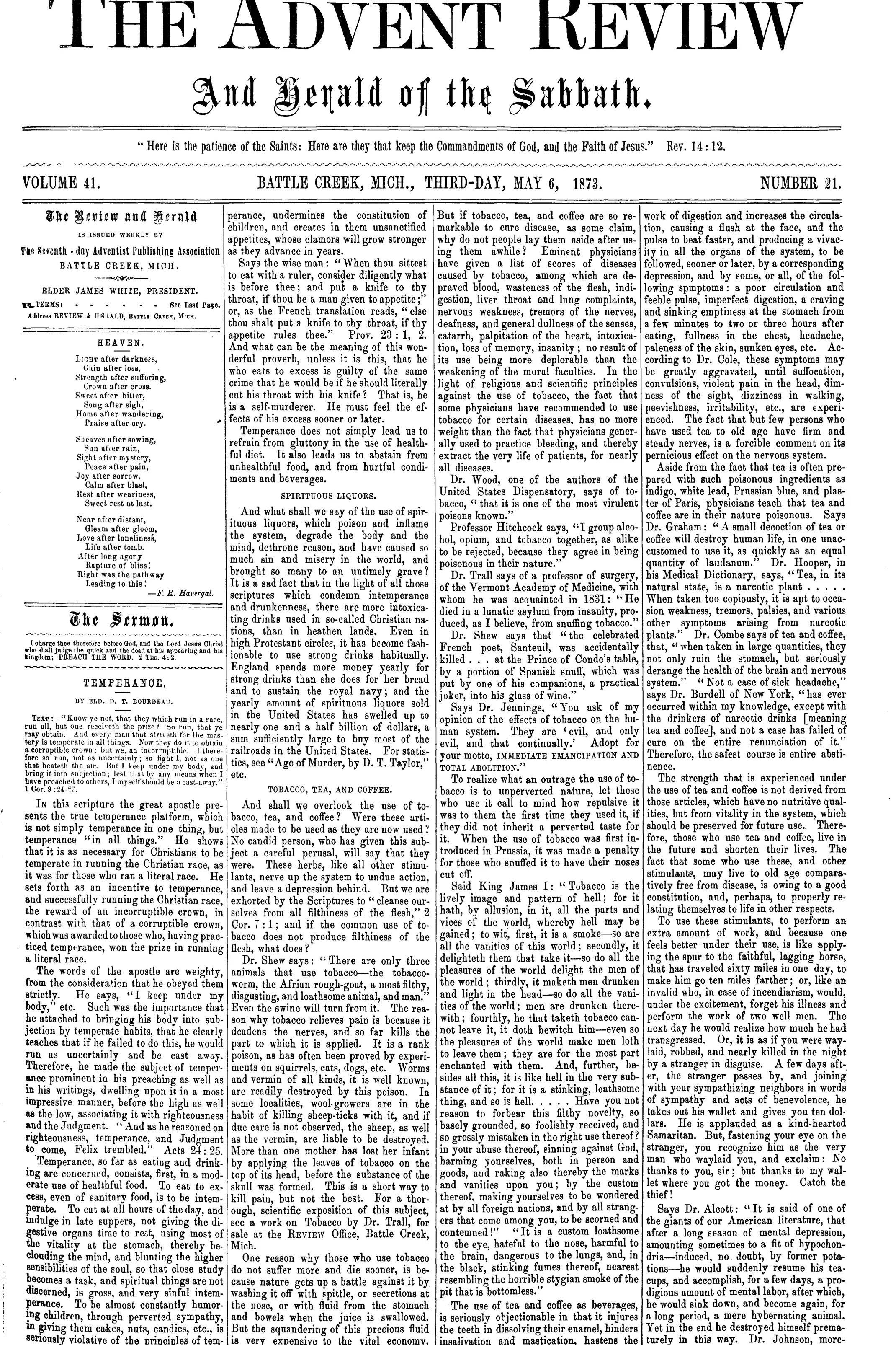 Vol. 41, No. 21.