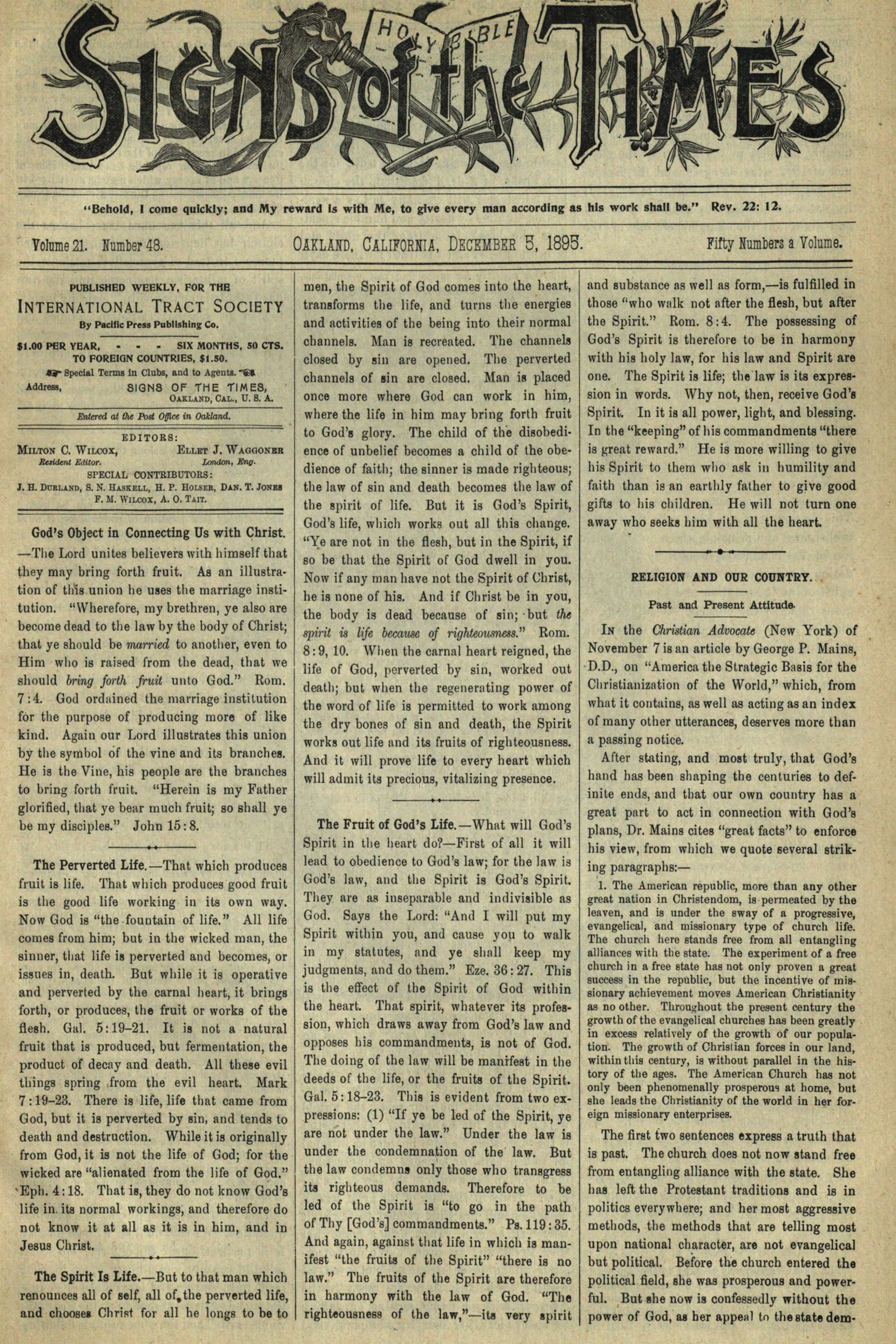 Vol. 21, No. 48.