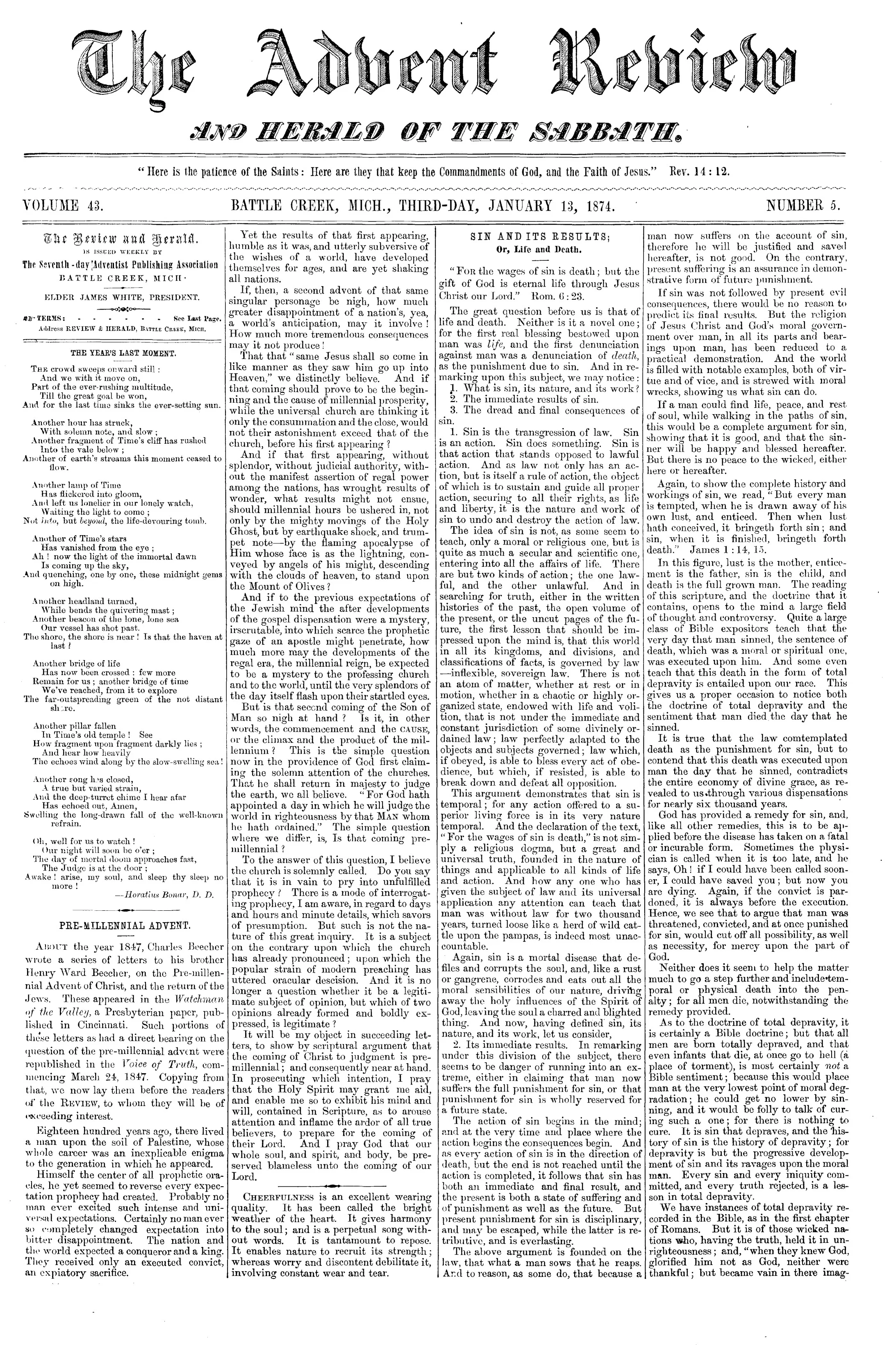 Vol. 43, No. 5.