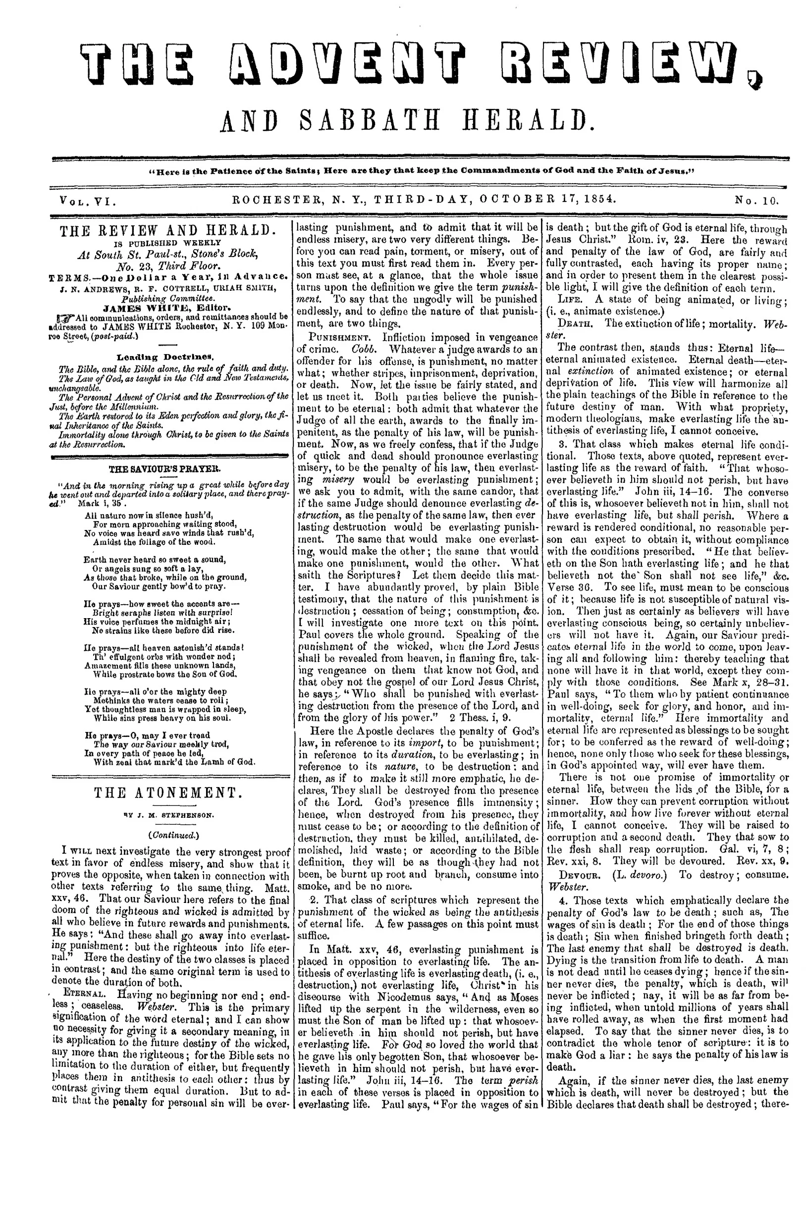 Vol. 6, No. 10.