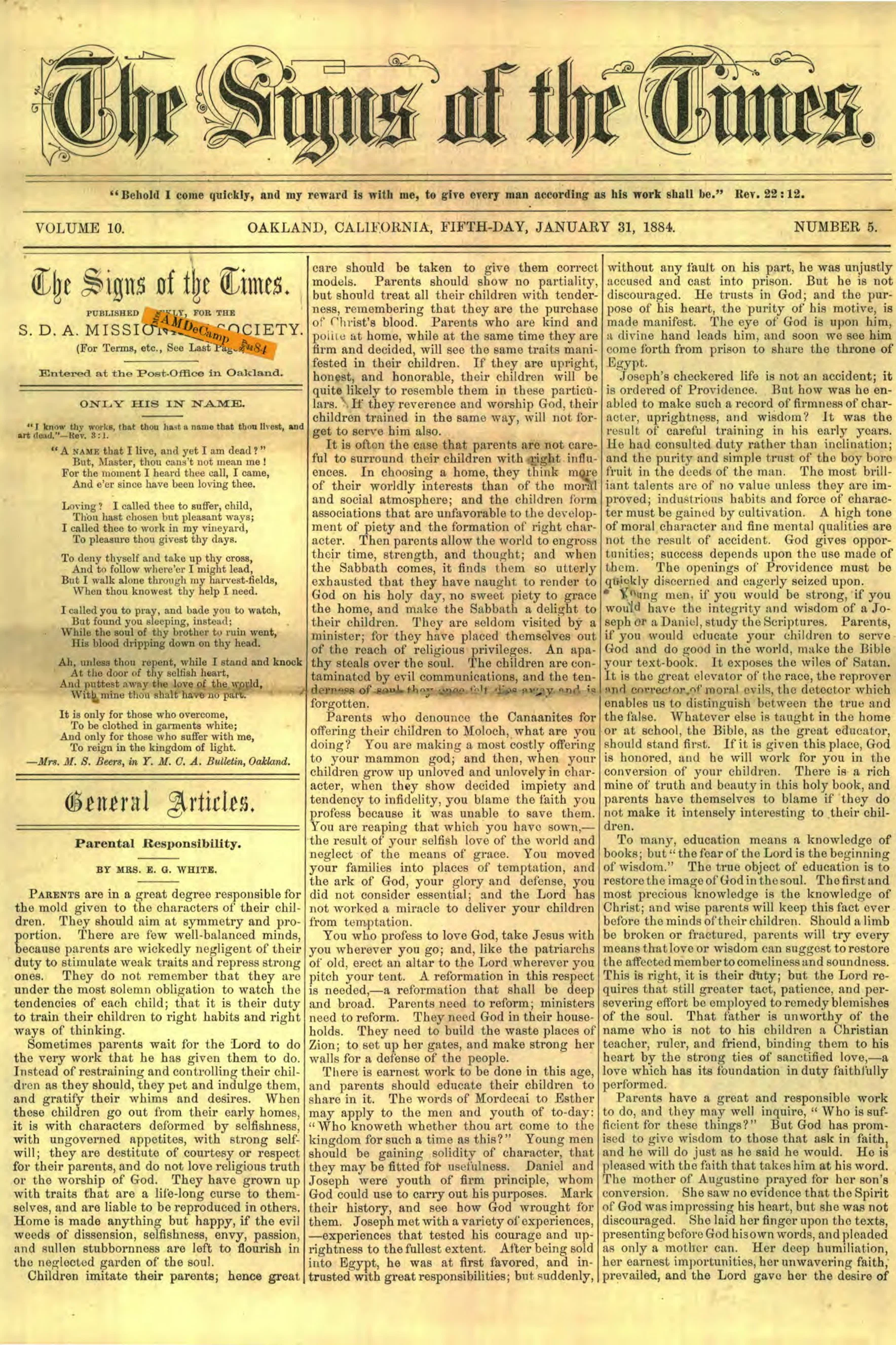 Vol. 10, No. 5