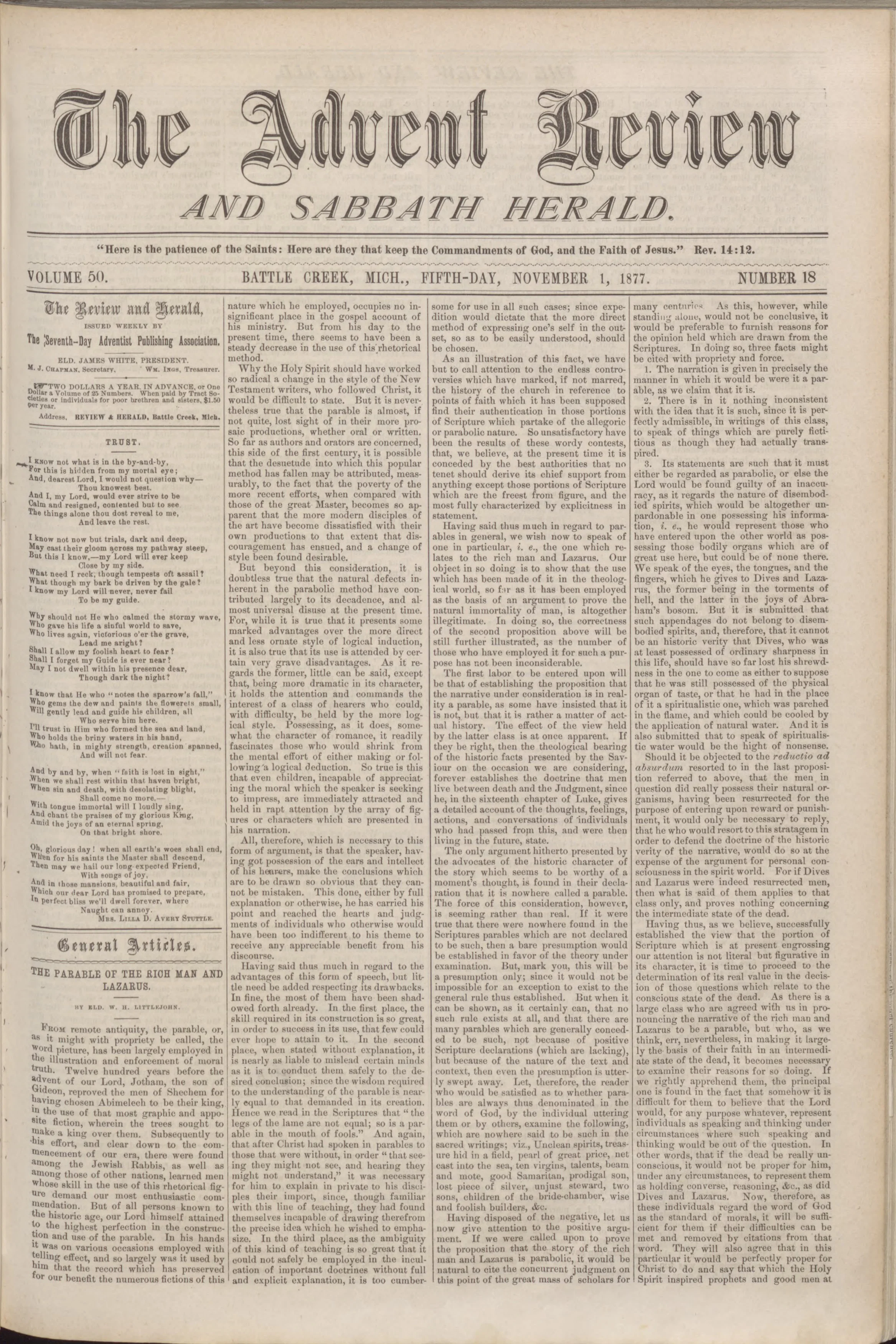 Vol. 50, No. 18.