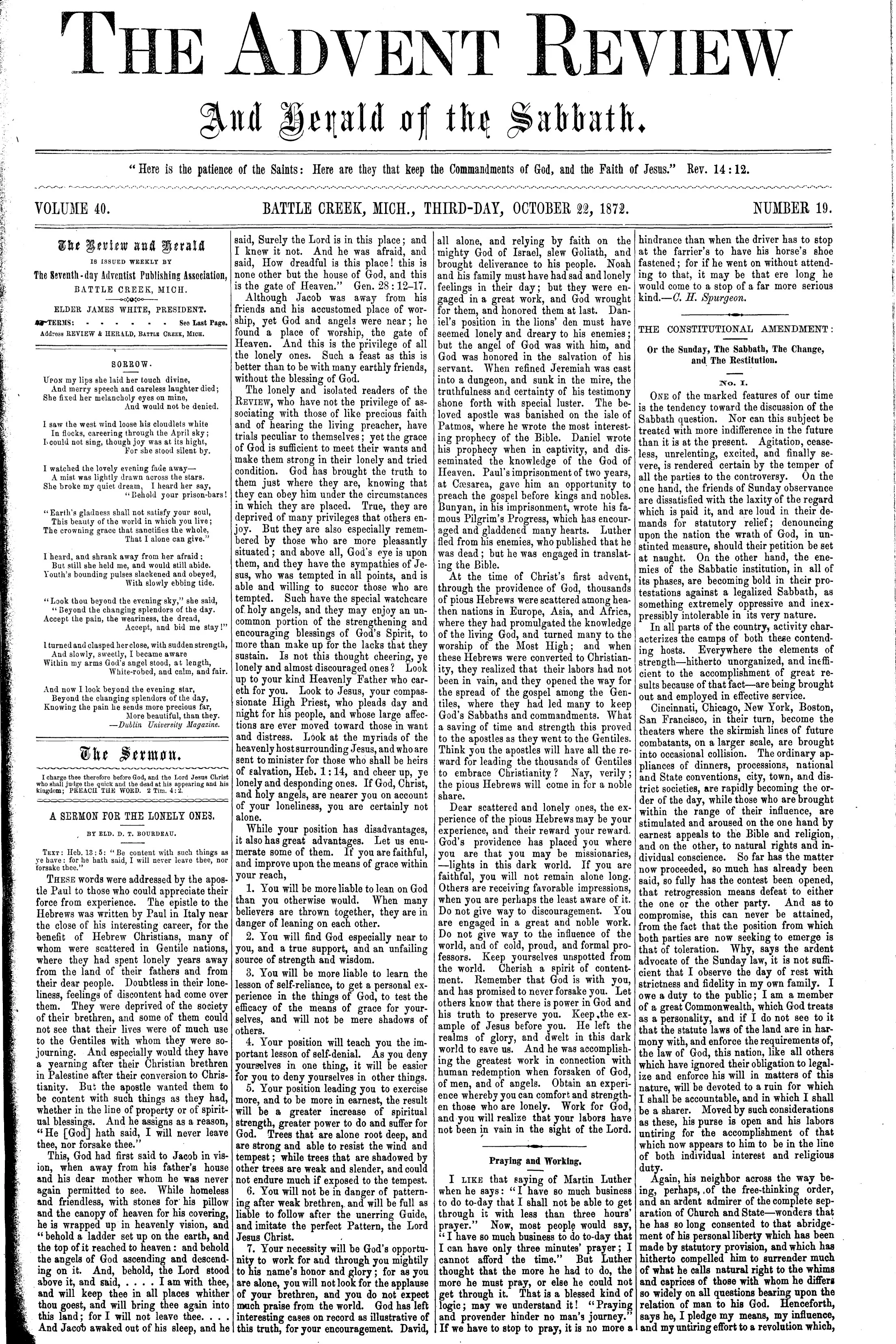 Vol. 40, No. 19.