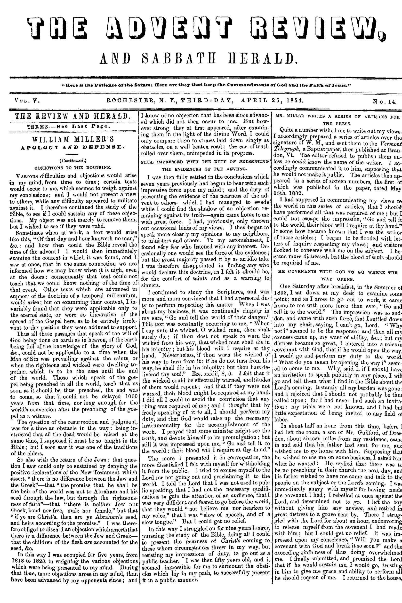 Vol. 5, No. 14.