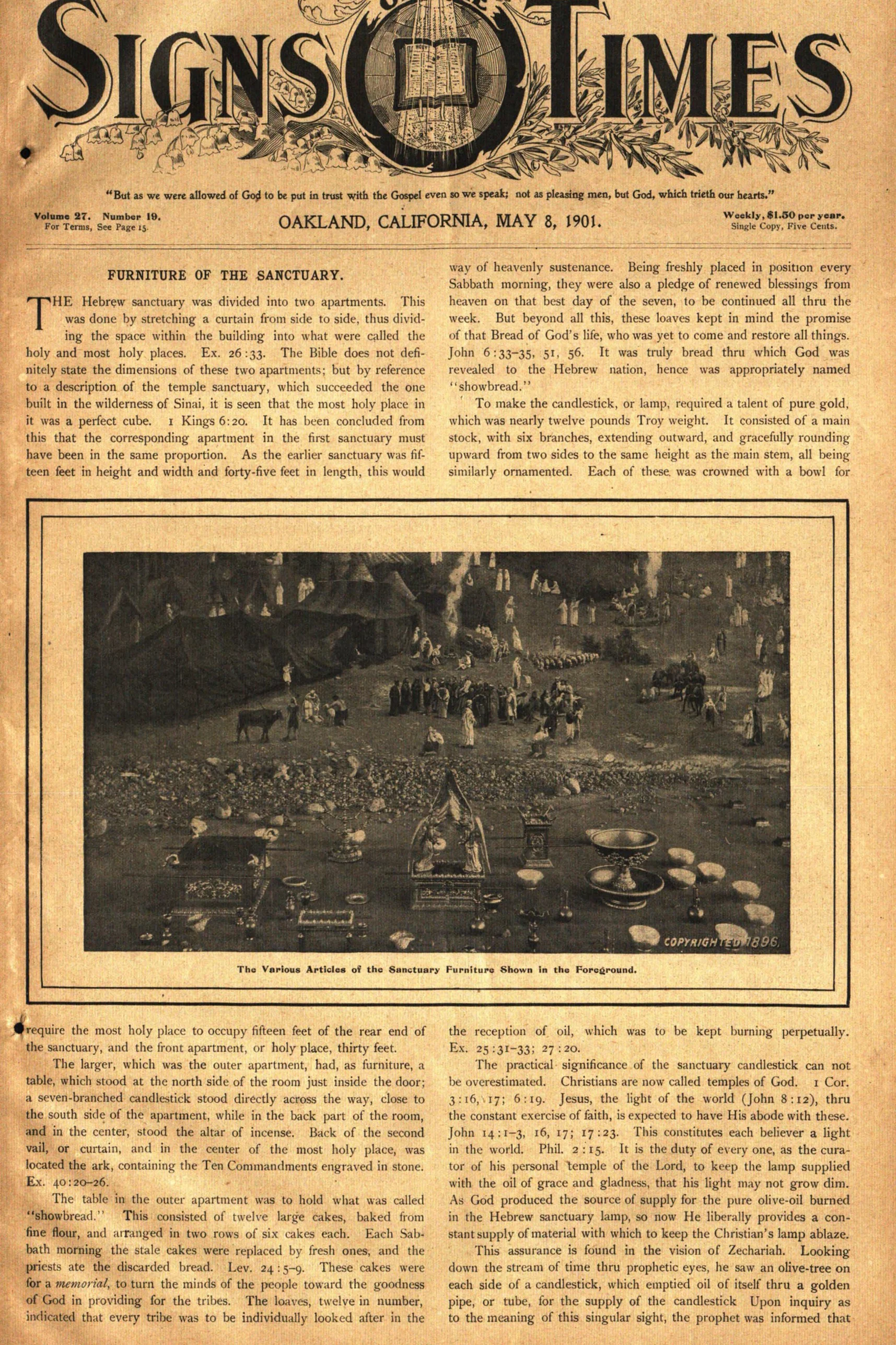Vol. 27, No. 19.