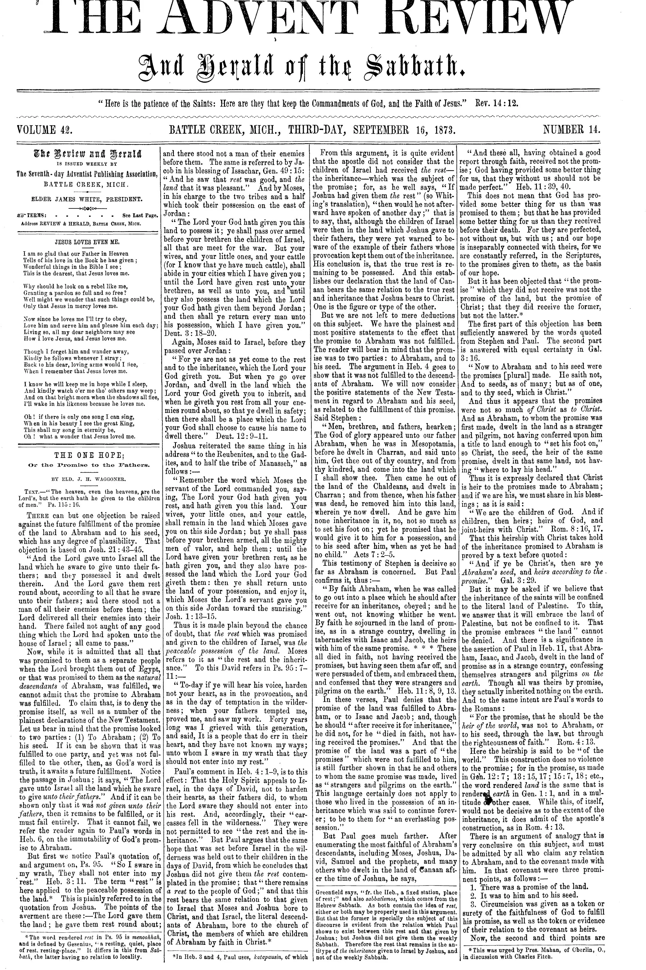 Vol. 42, No. 14.
