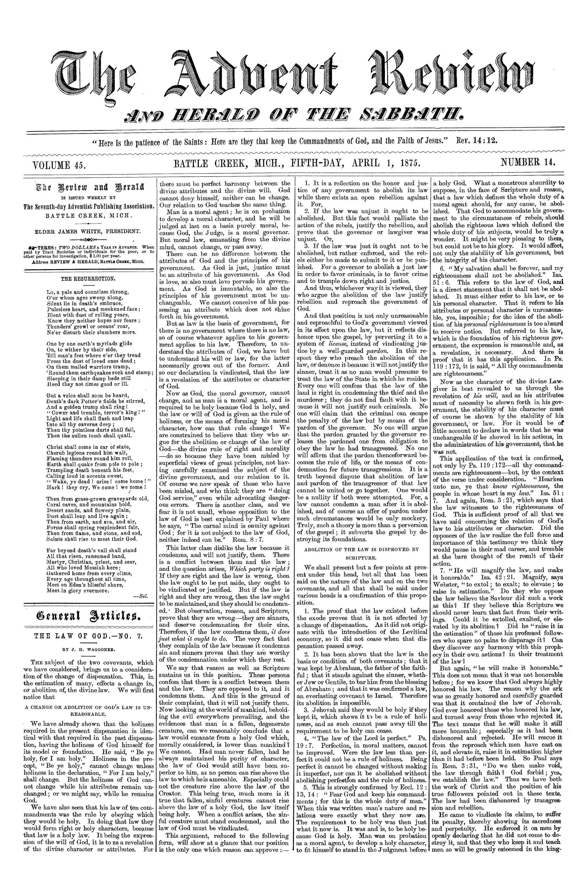 Vol. 45, No. 14.