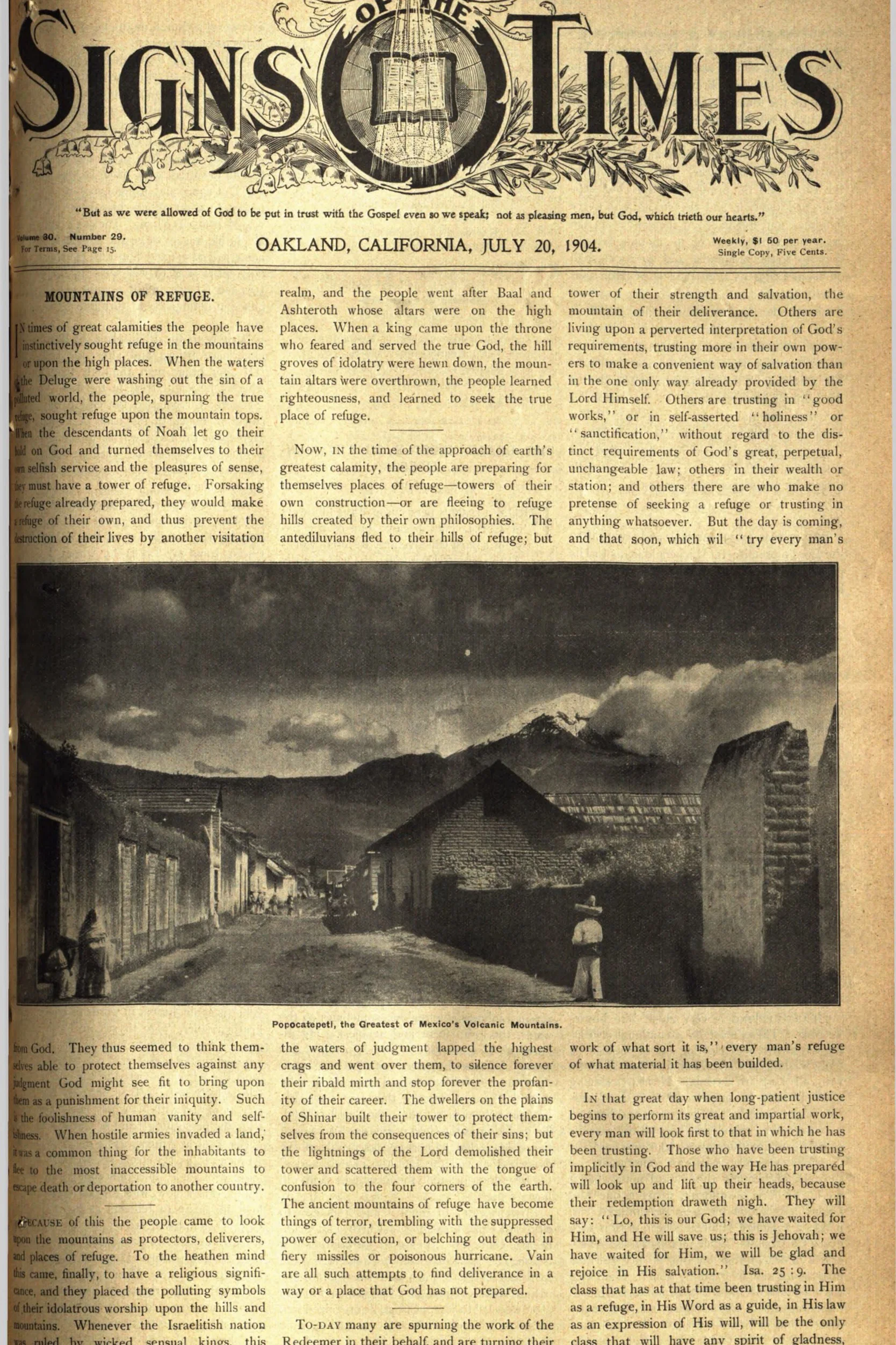 Vol. 30, No. 29.
