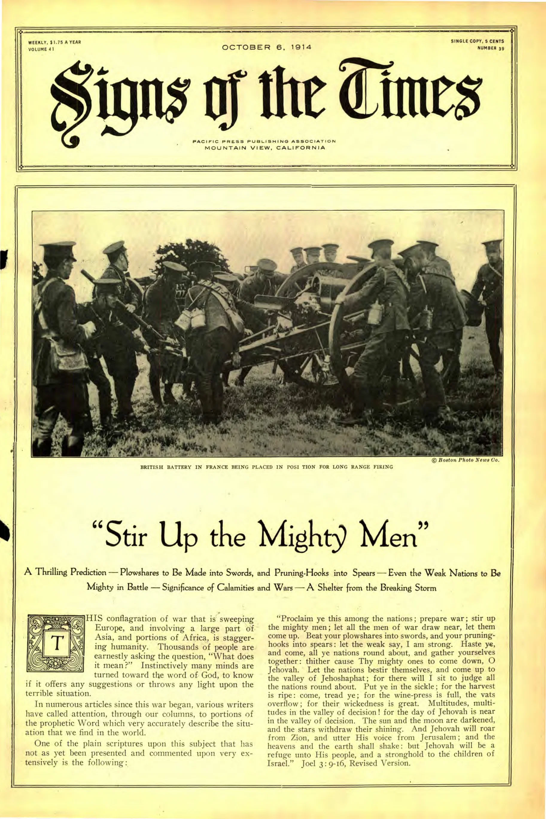Vol. 41, No. 39.