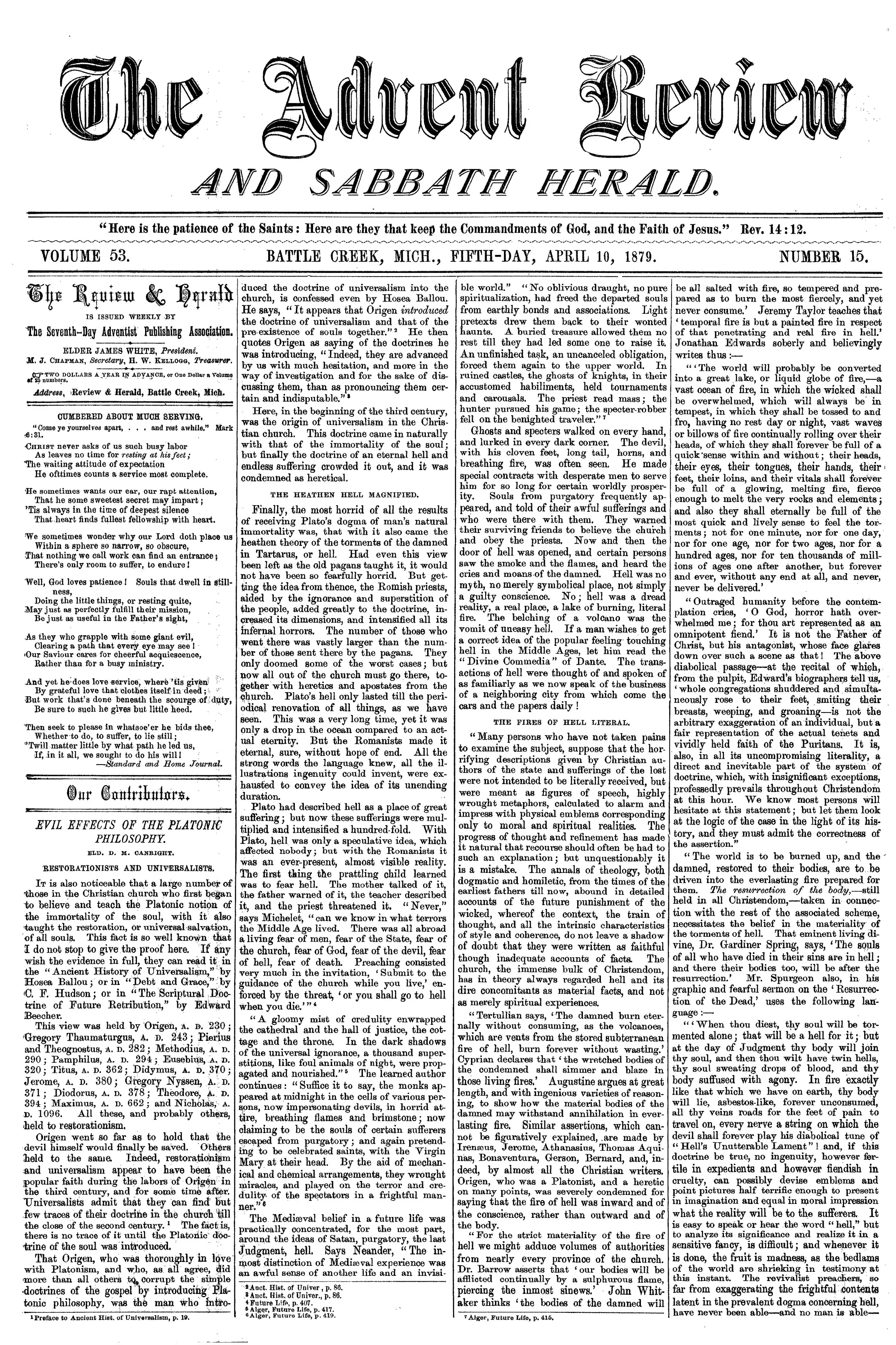 Vol. 53, No. 15.