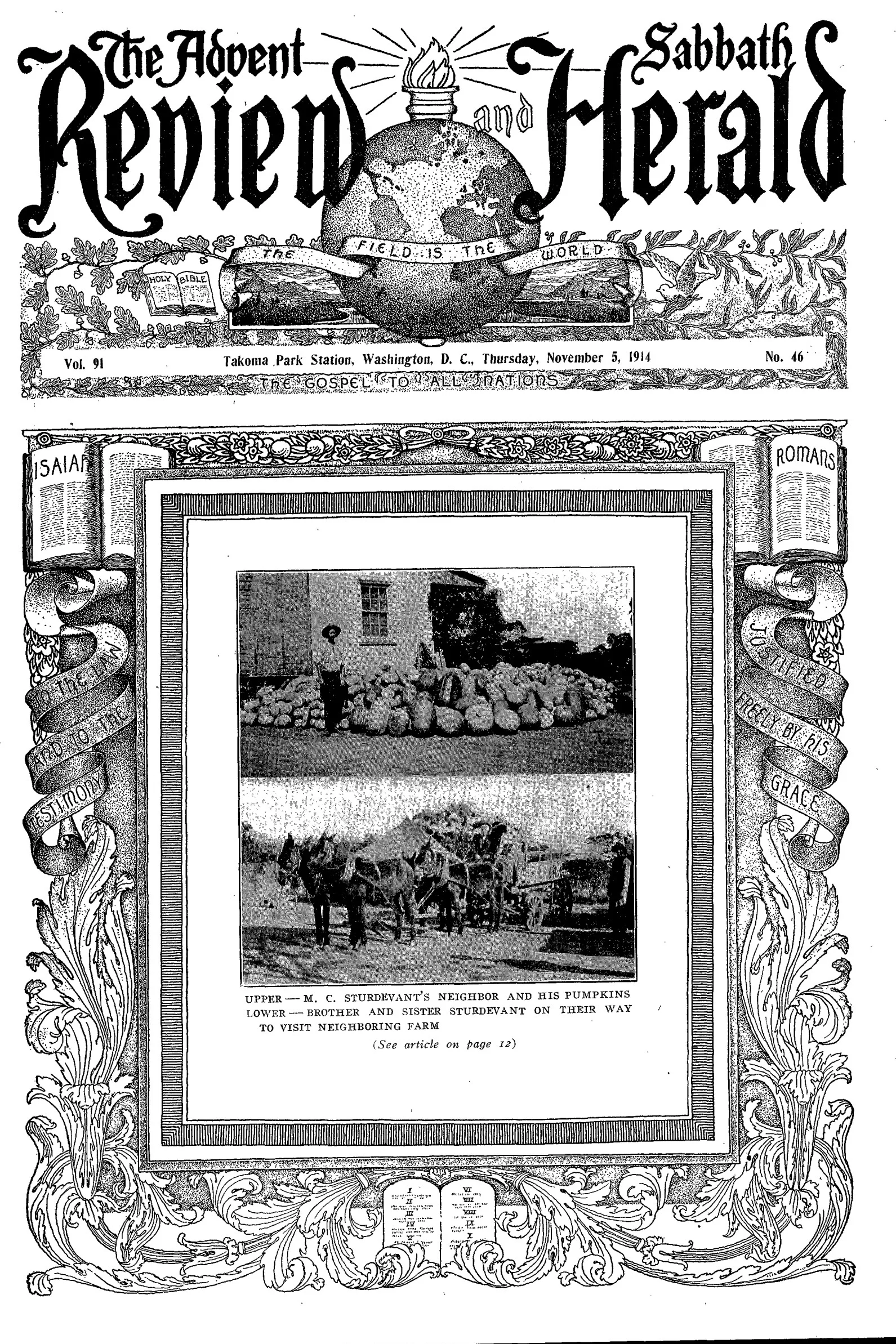Vol. 91, No. 46.