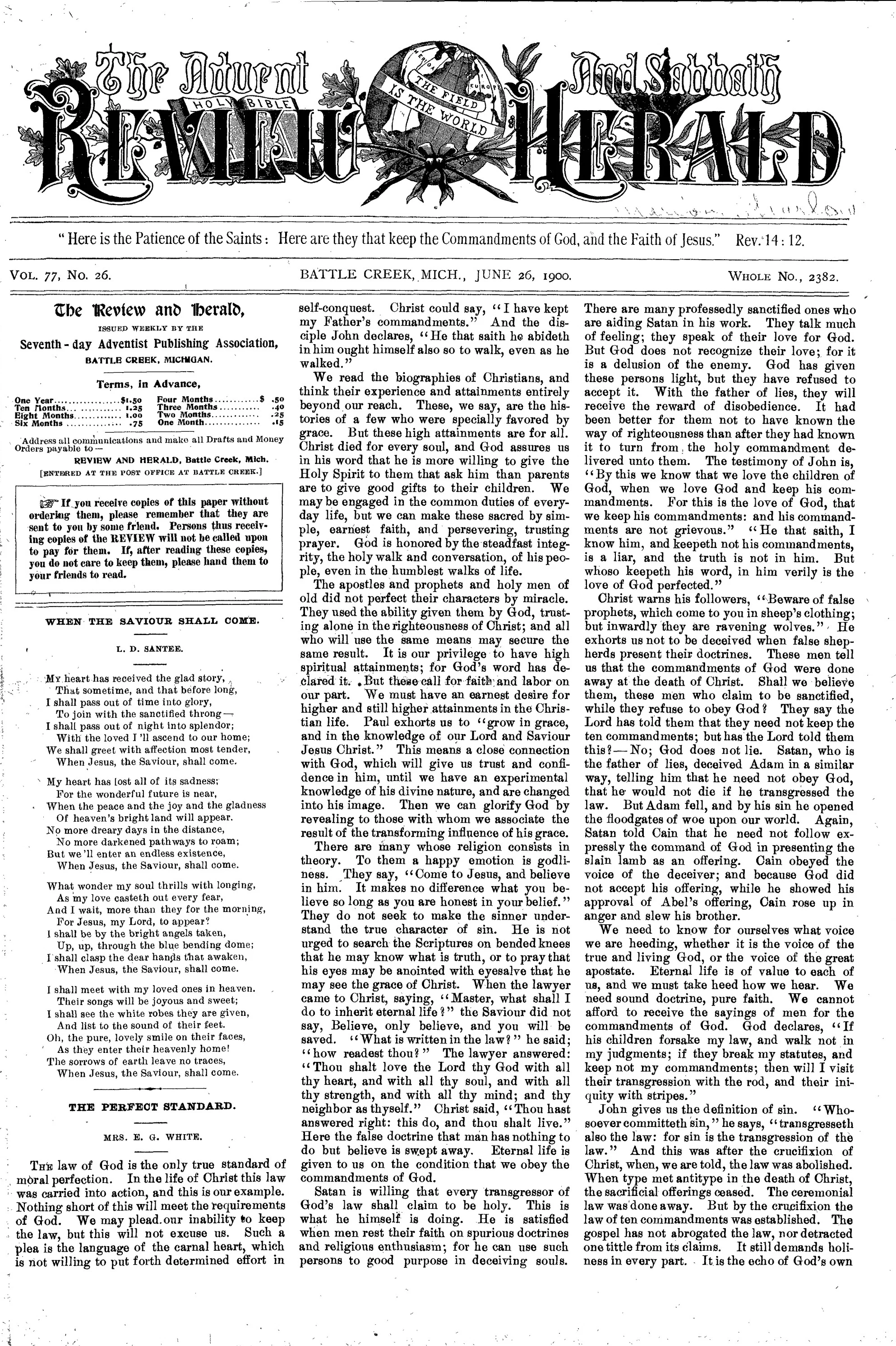 Vol. 77, No. 26.