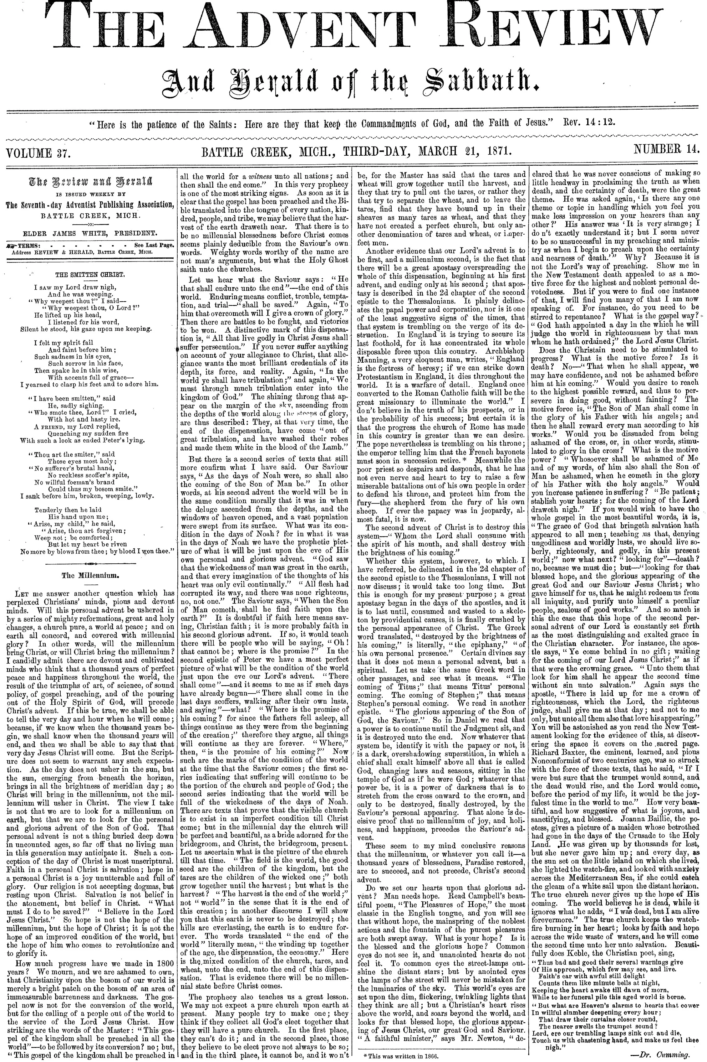 Vol. 37, No. 14.