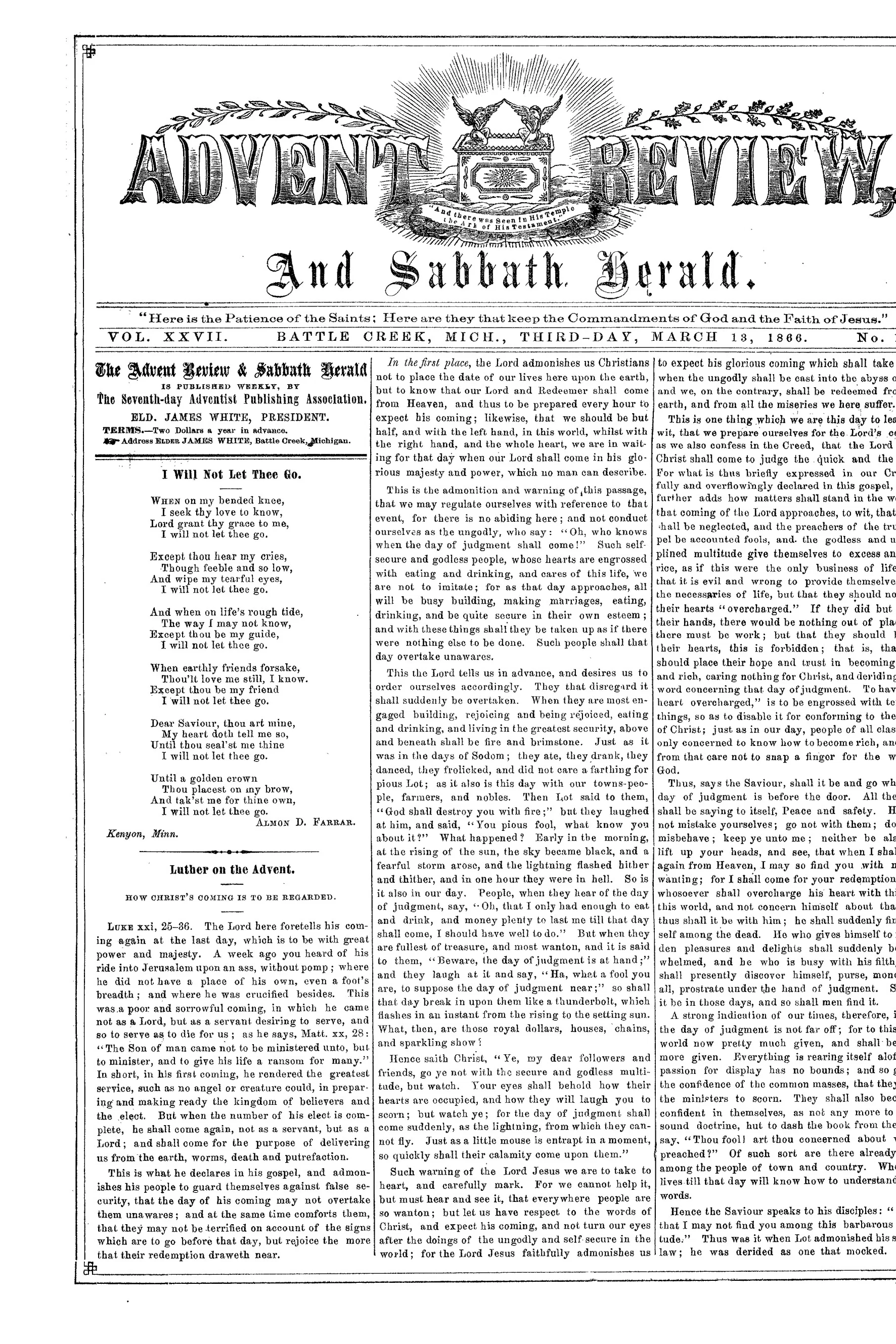 Vol. 27, No. 15.