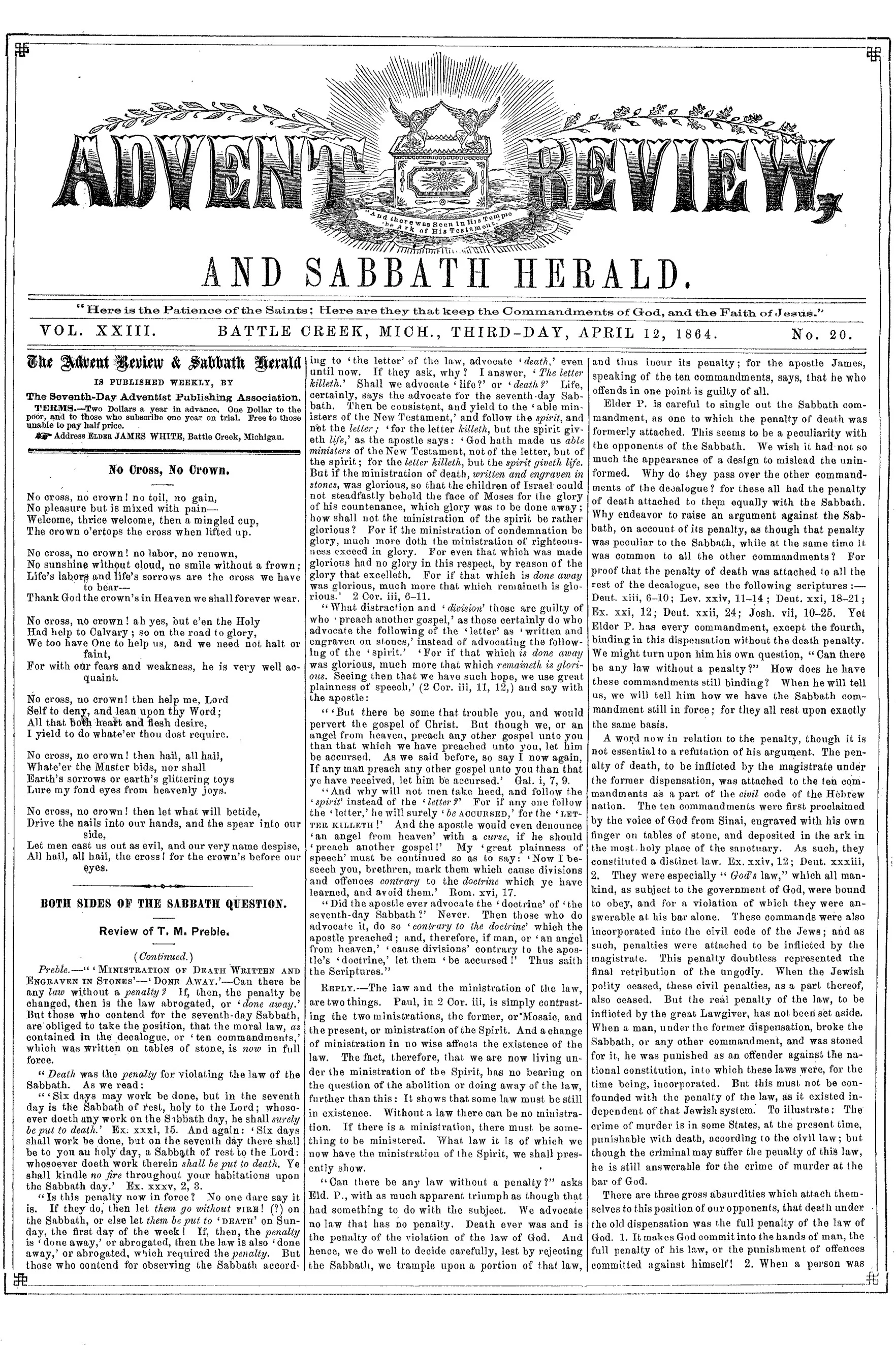 Vol. 23, No. 20.