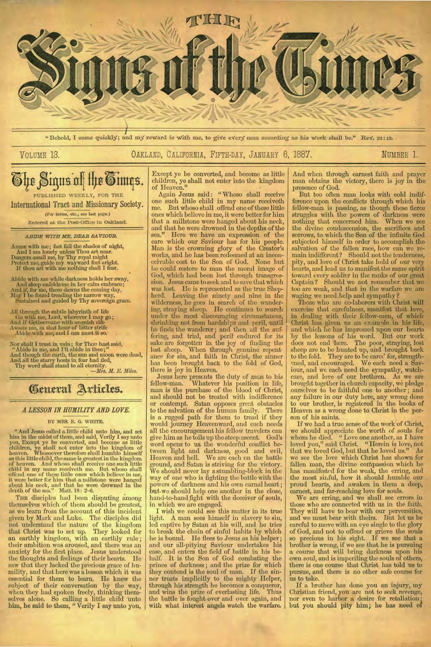 Vol. 13, No. 1.