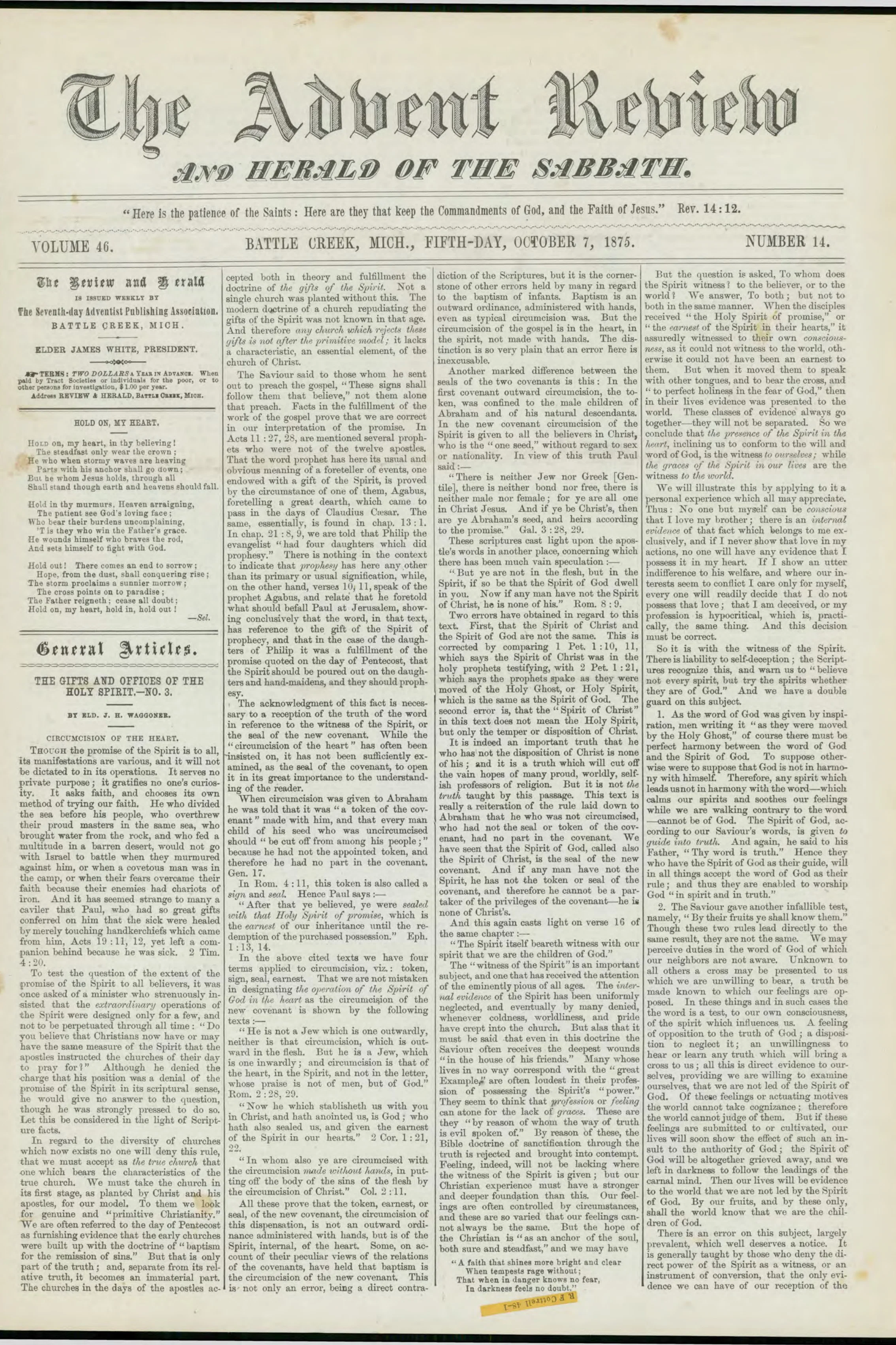 Vol. 46, No. 14.