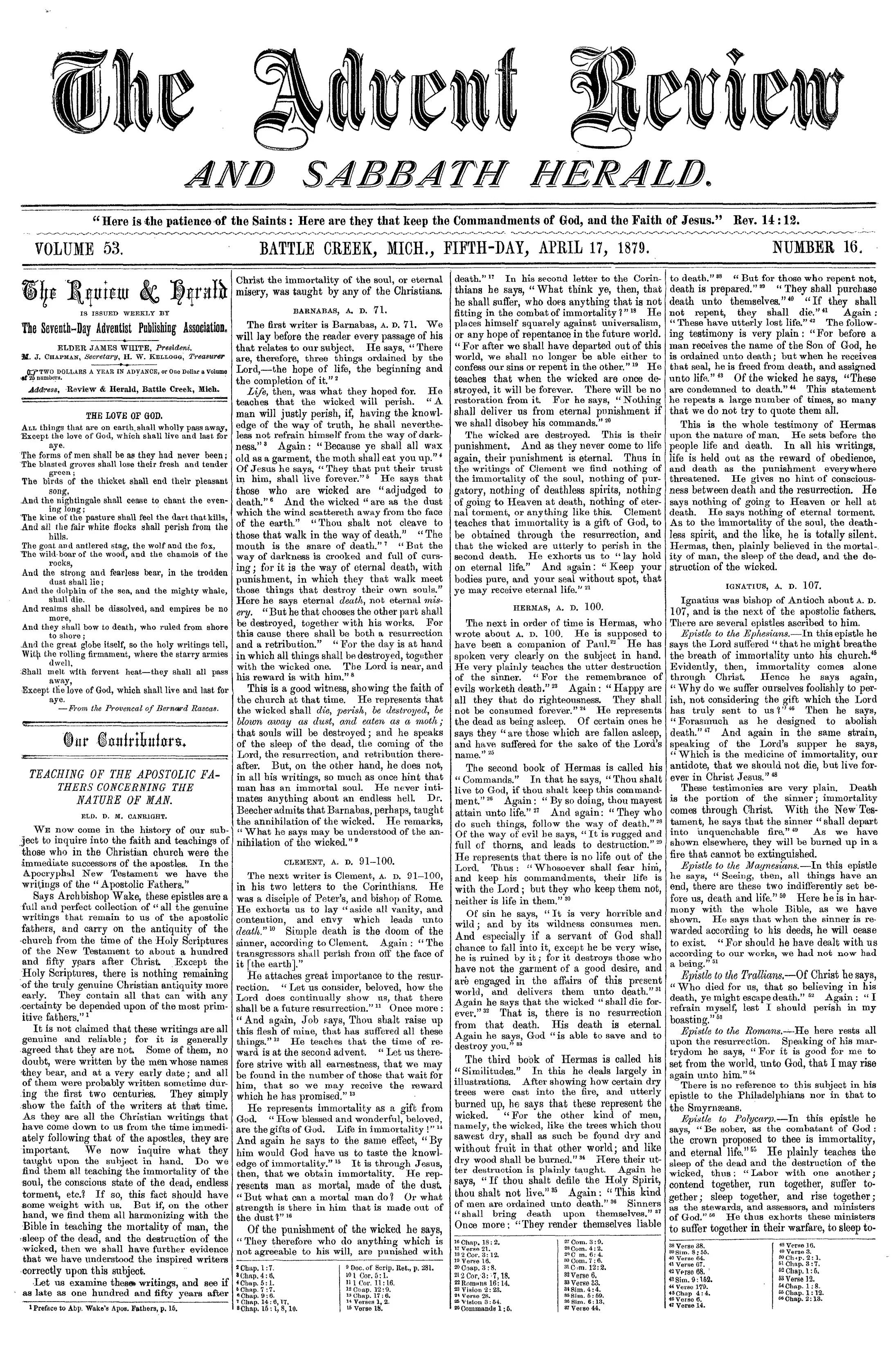 Vol. 53, No. 16.