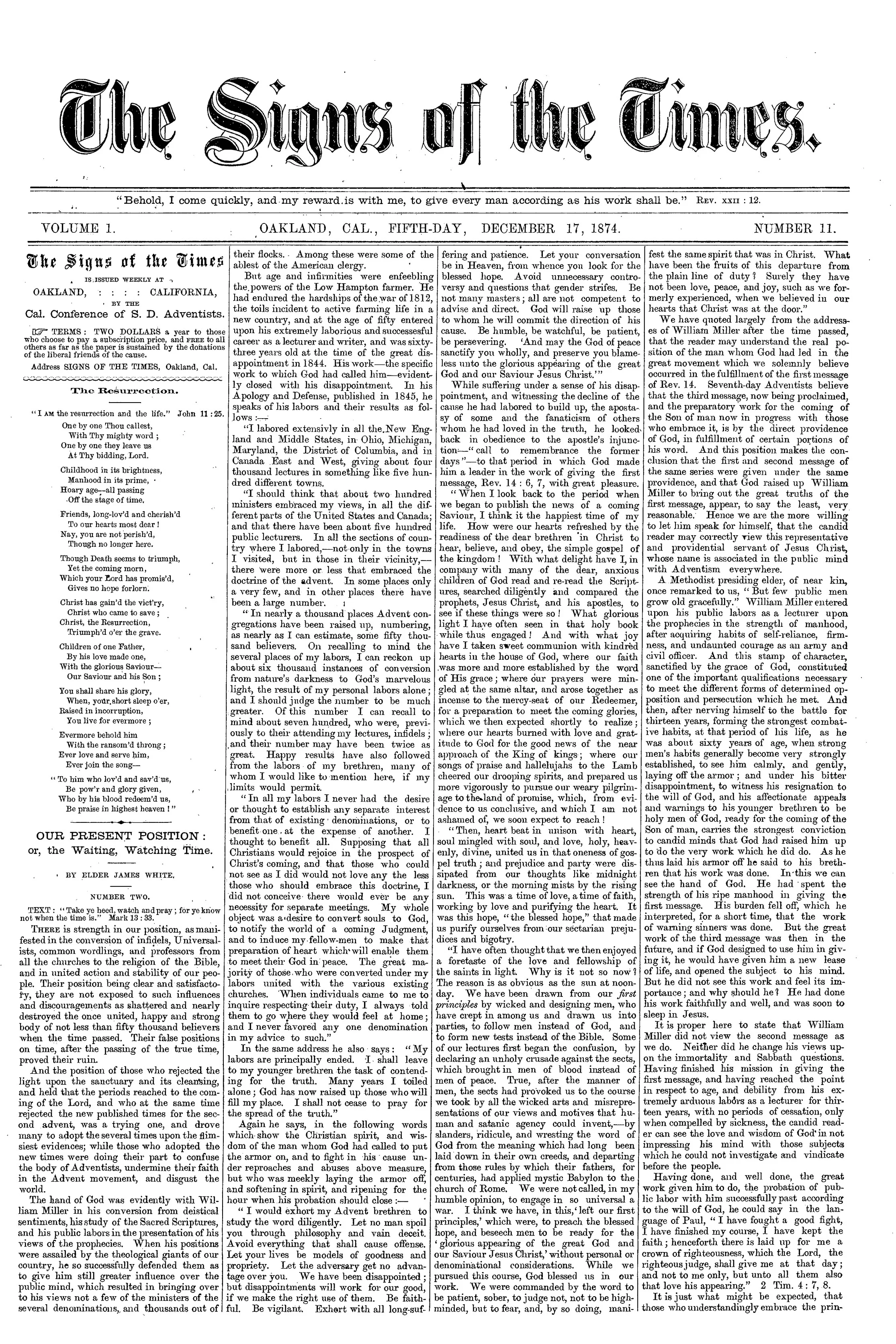 Vol. 1, No. 11.
