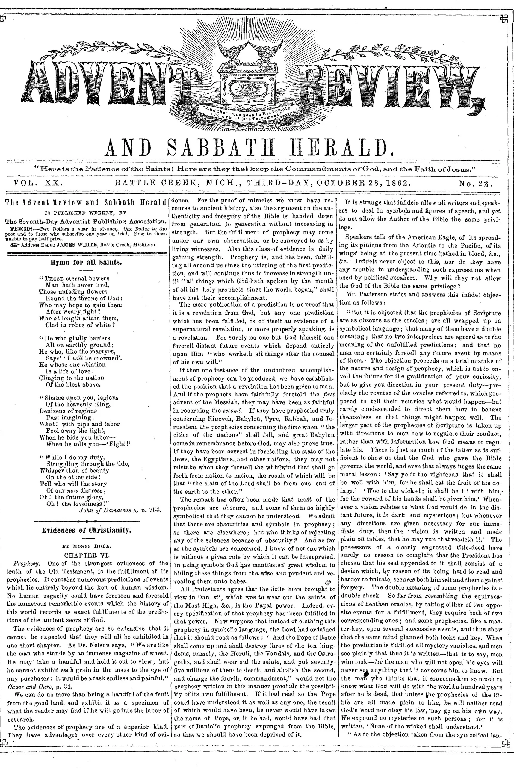 Vol. 20, No. 22.