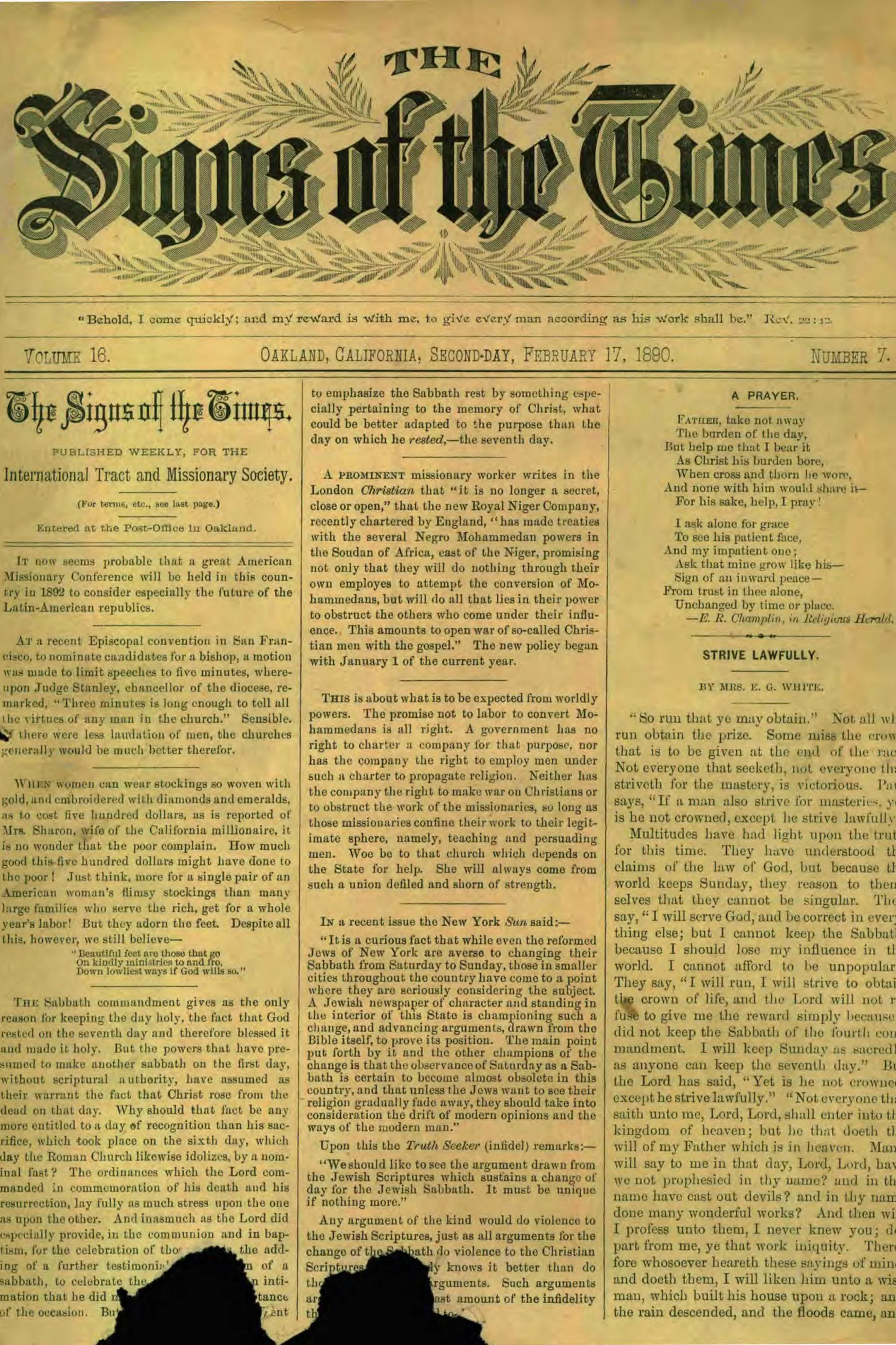 Vol. 16, No. 7.