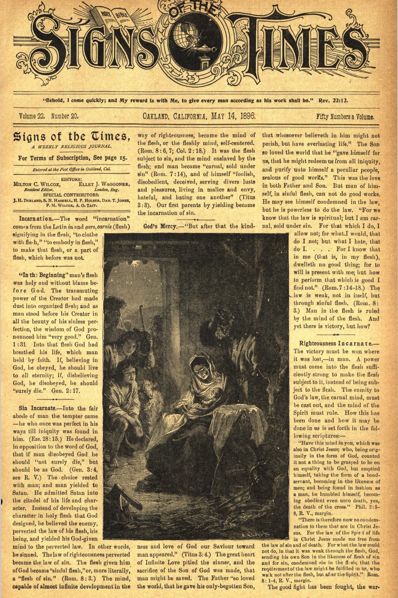 Vol. 22, No. 20.