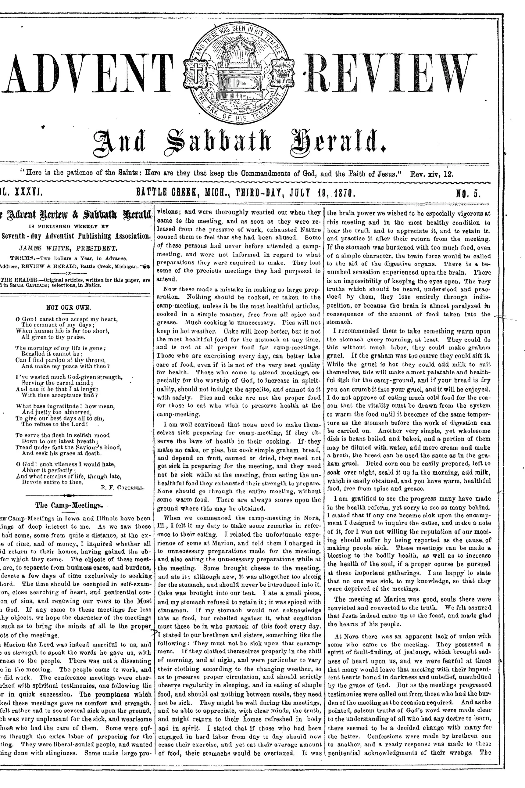 Vol. 32, No. 5.
