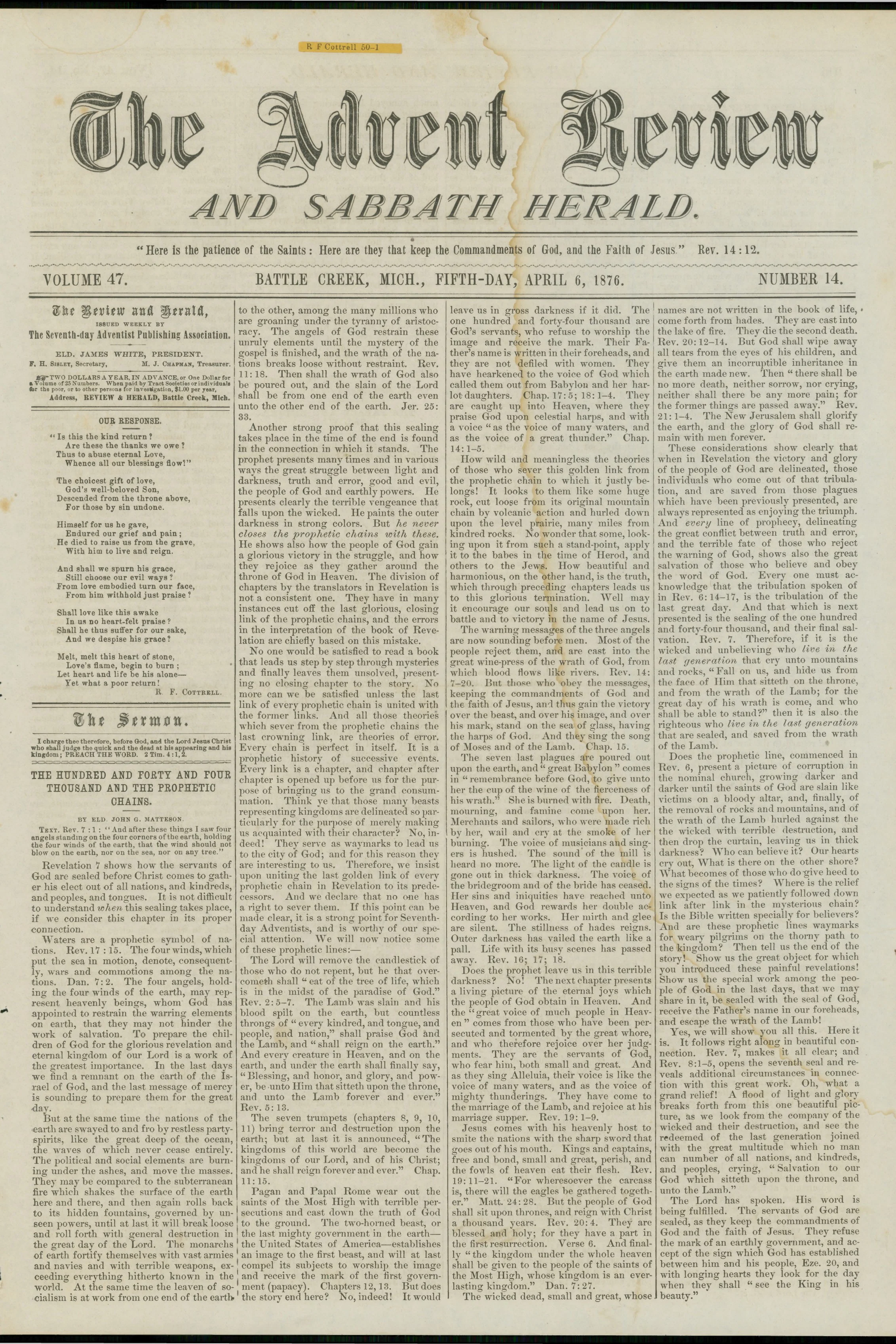 Vol. 47, No. 14.