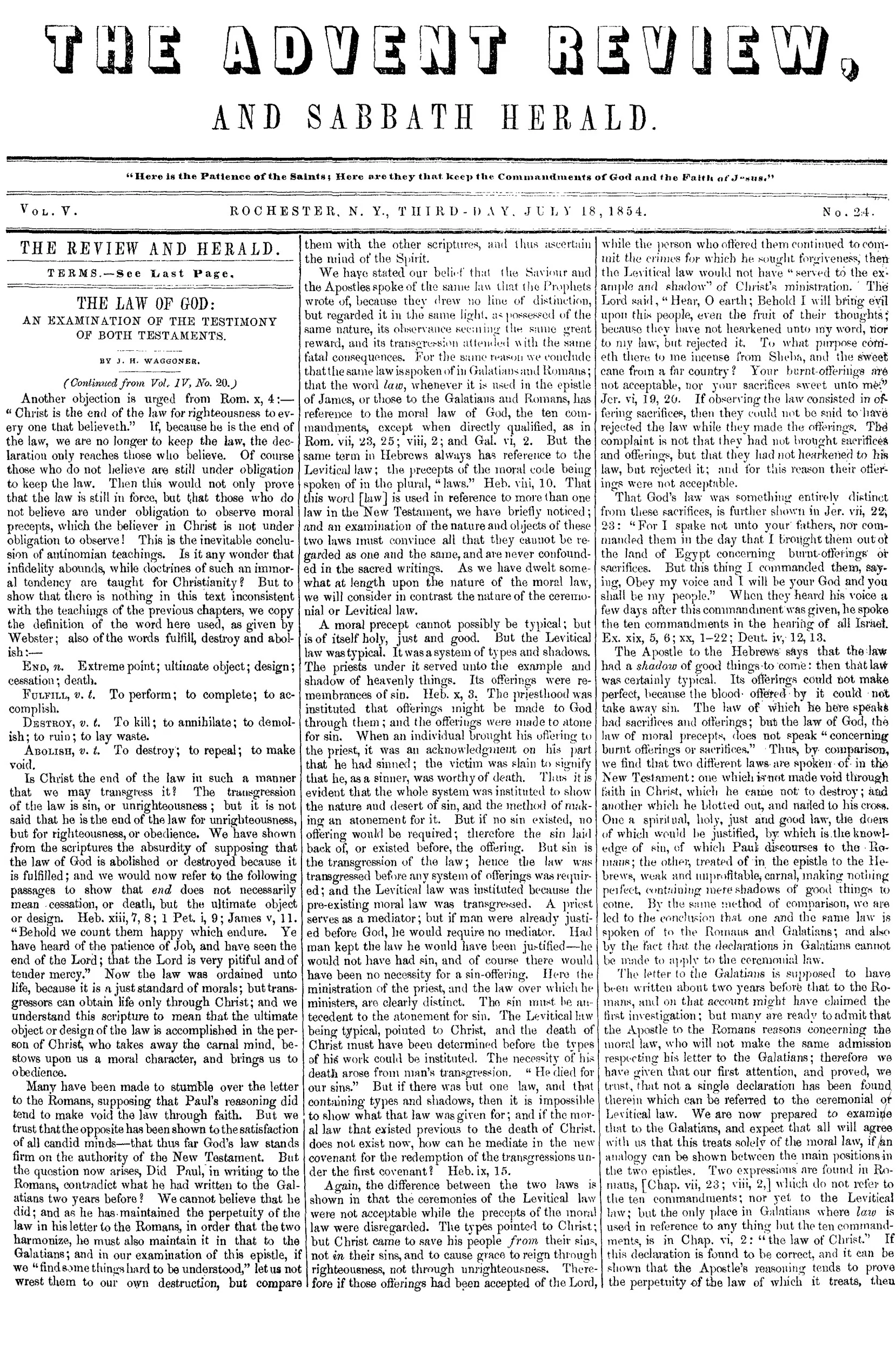 Vol. 5, No. 24.