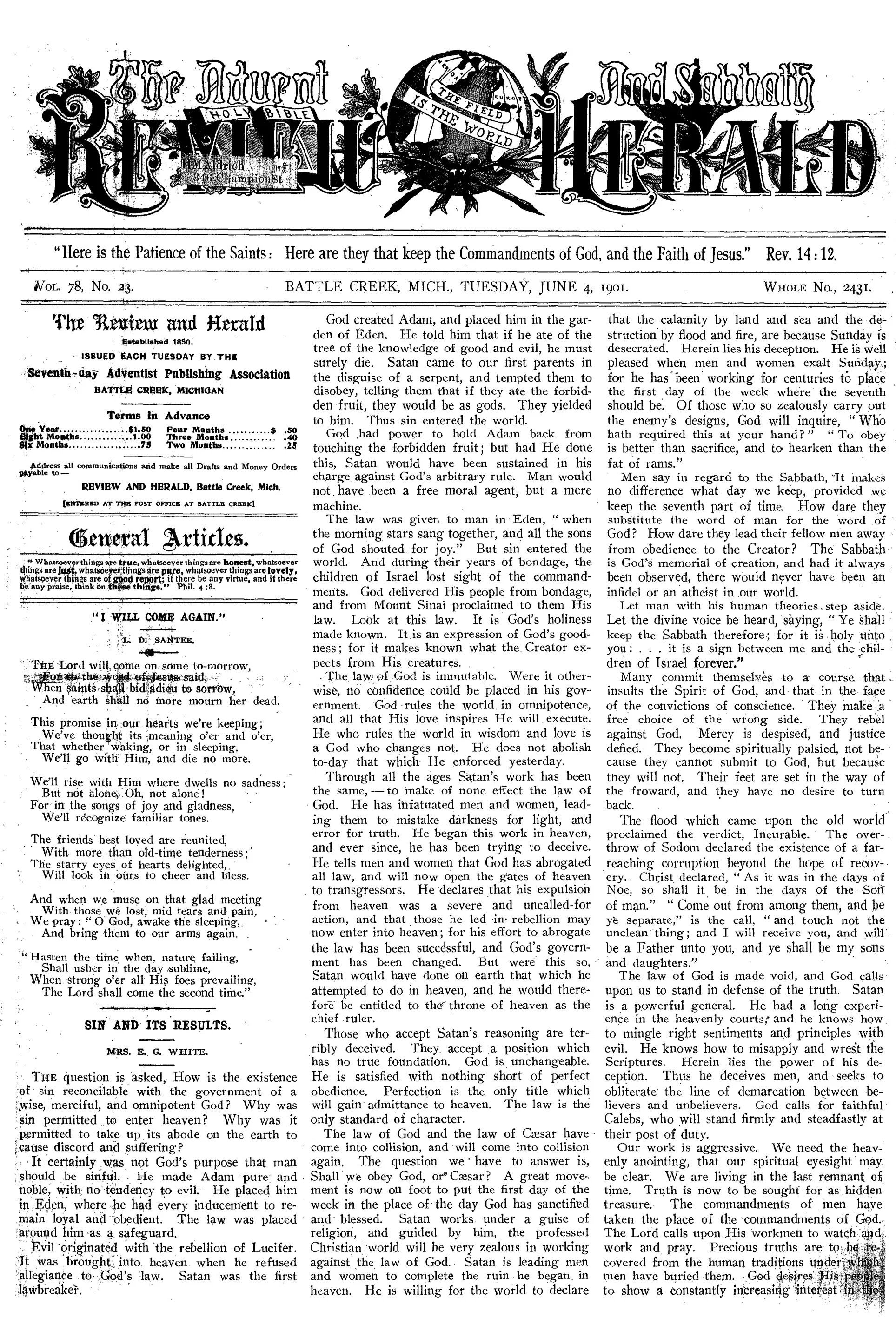Vol. 78, No. 23.