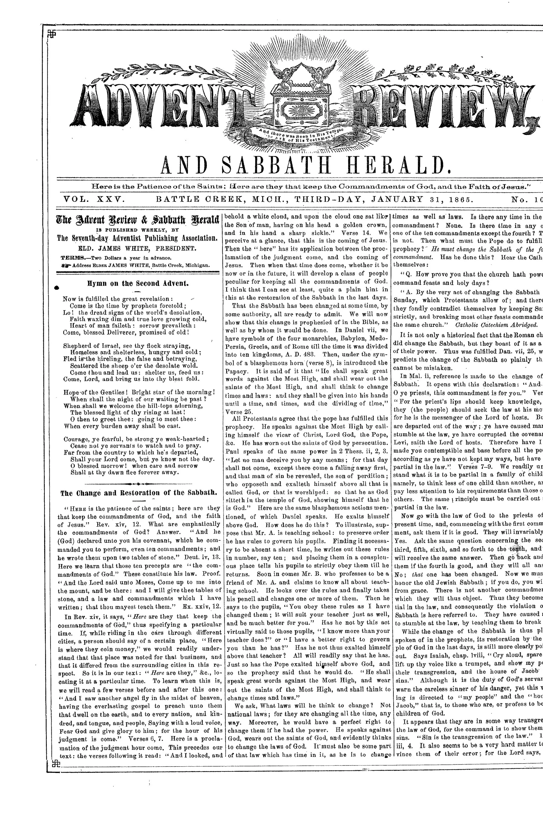 Vol. 25, No. 10.