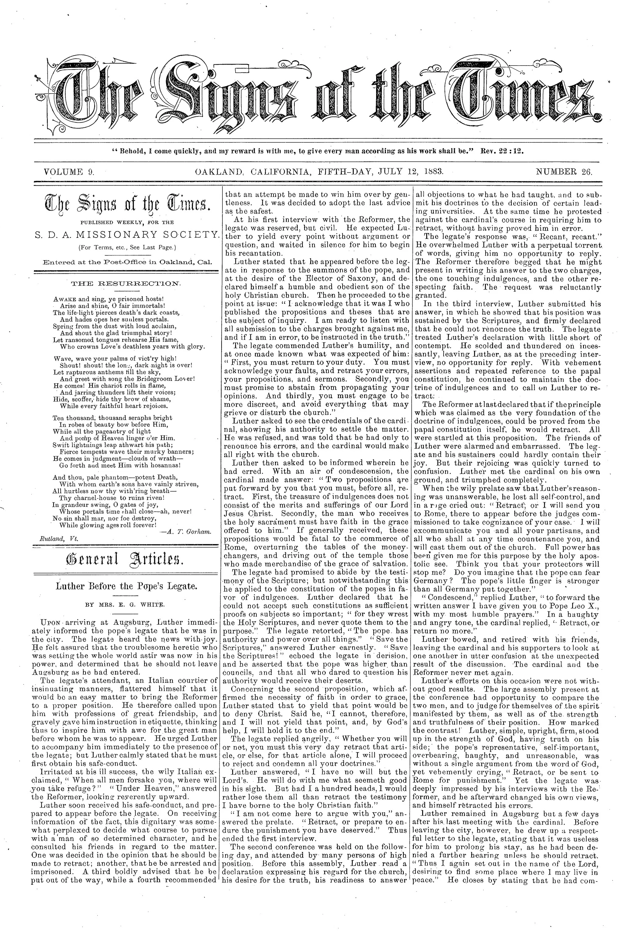 Vol. 9, No. 26.