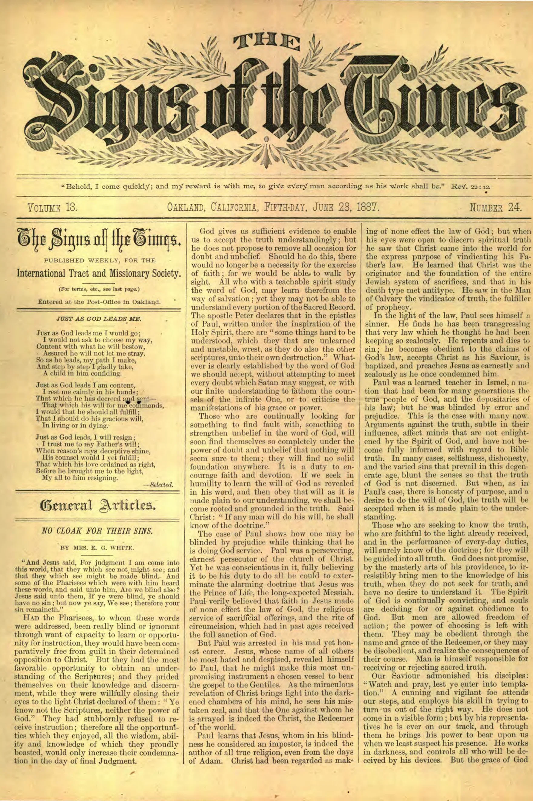 Vol. 13, No. 24.