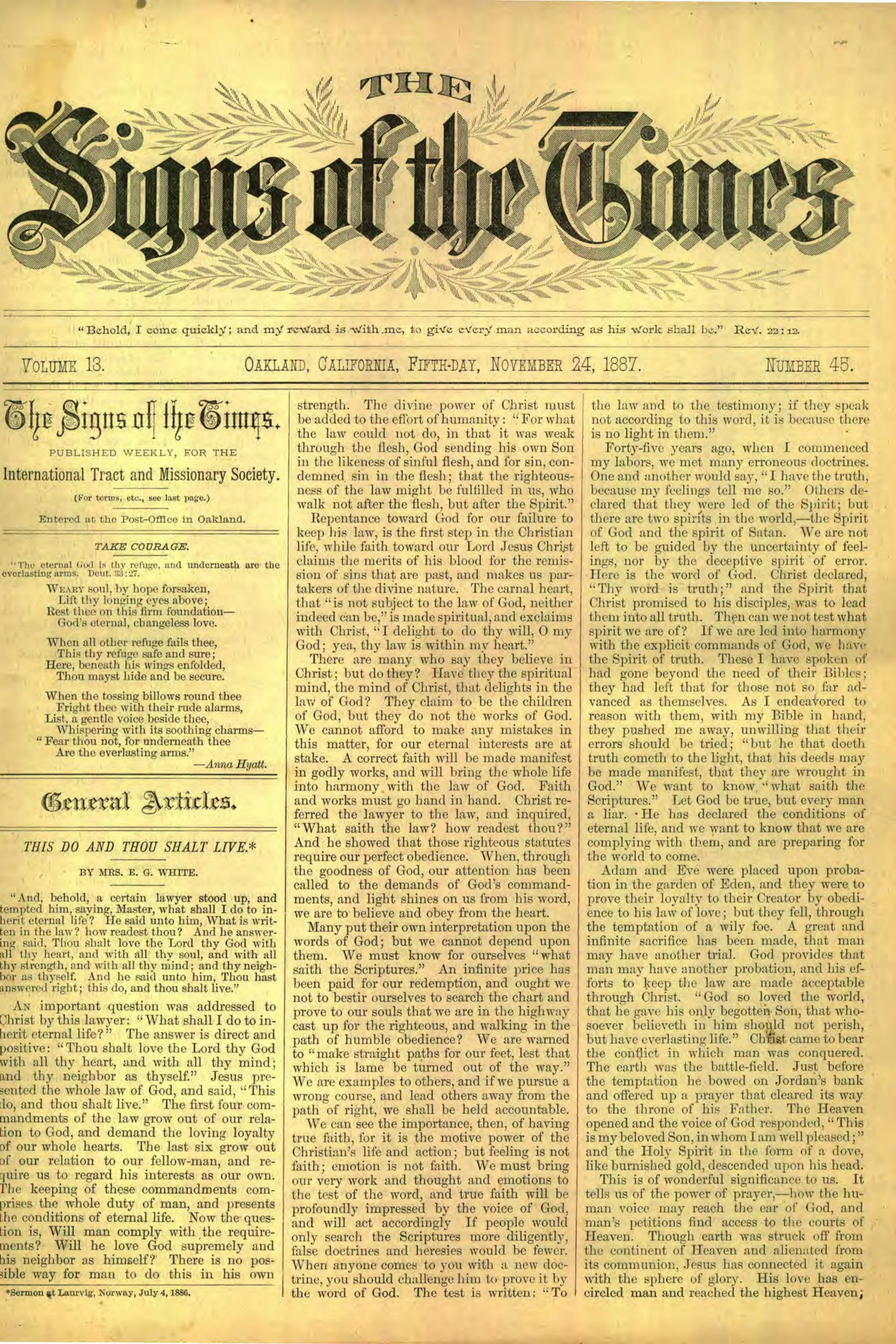 Vol. 13, No. 45.