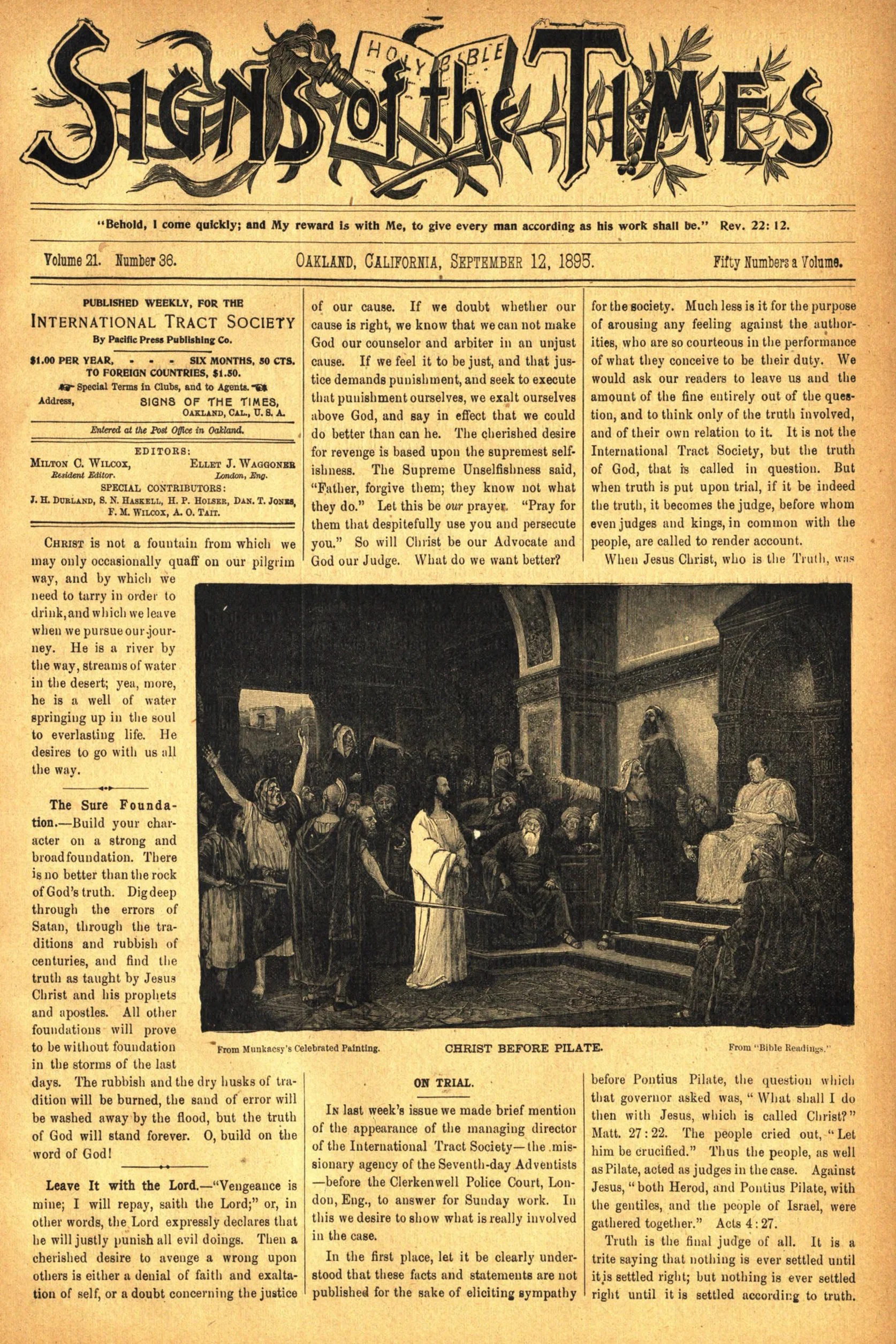 Vol. 21, No. 36.