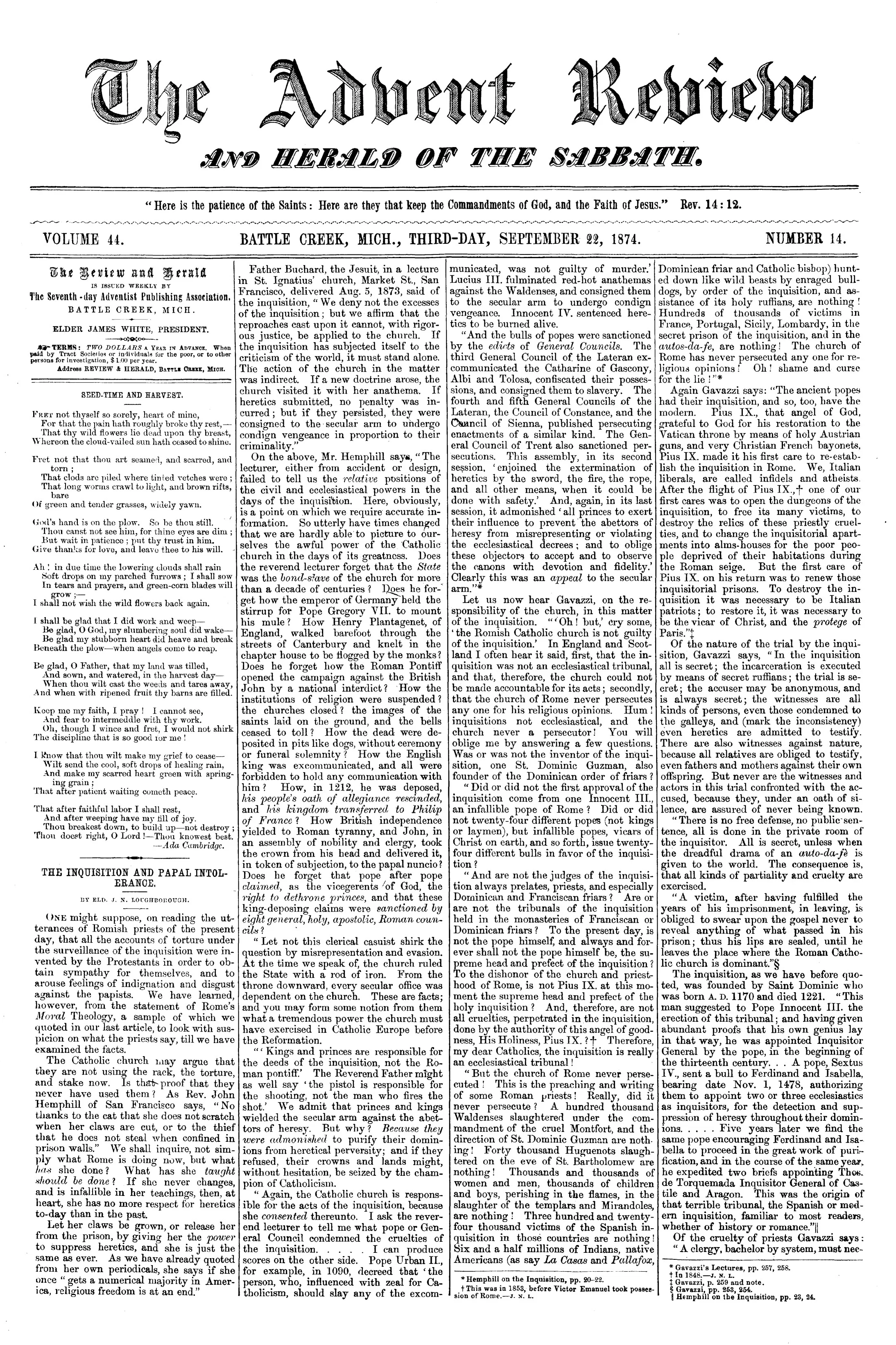 Vol. 44, No. 14.