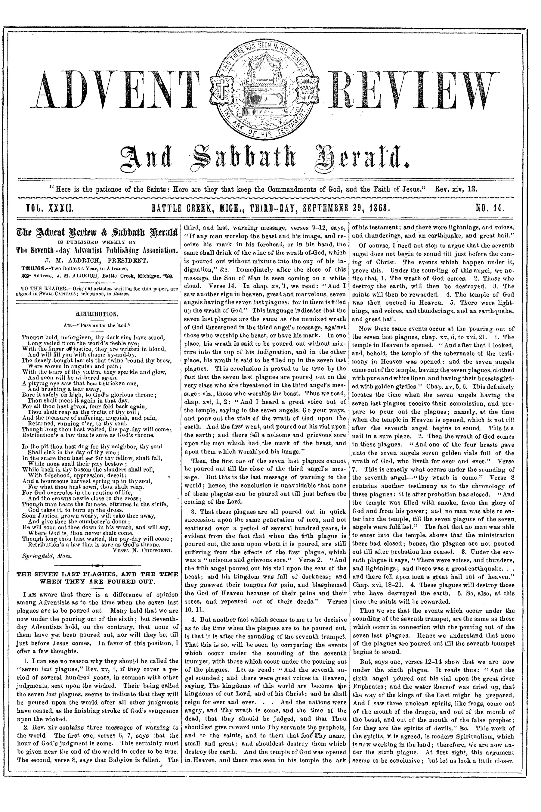 Vol. 32, No. 14.