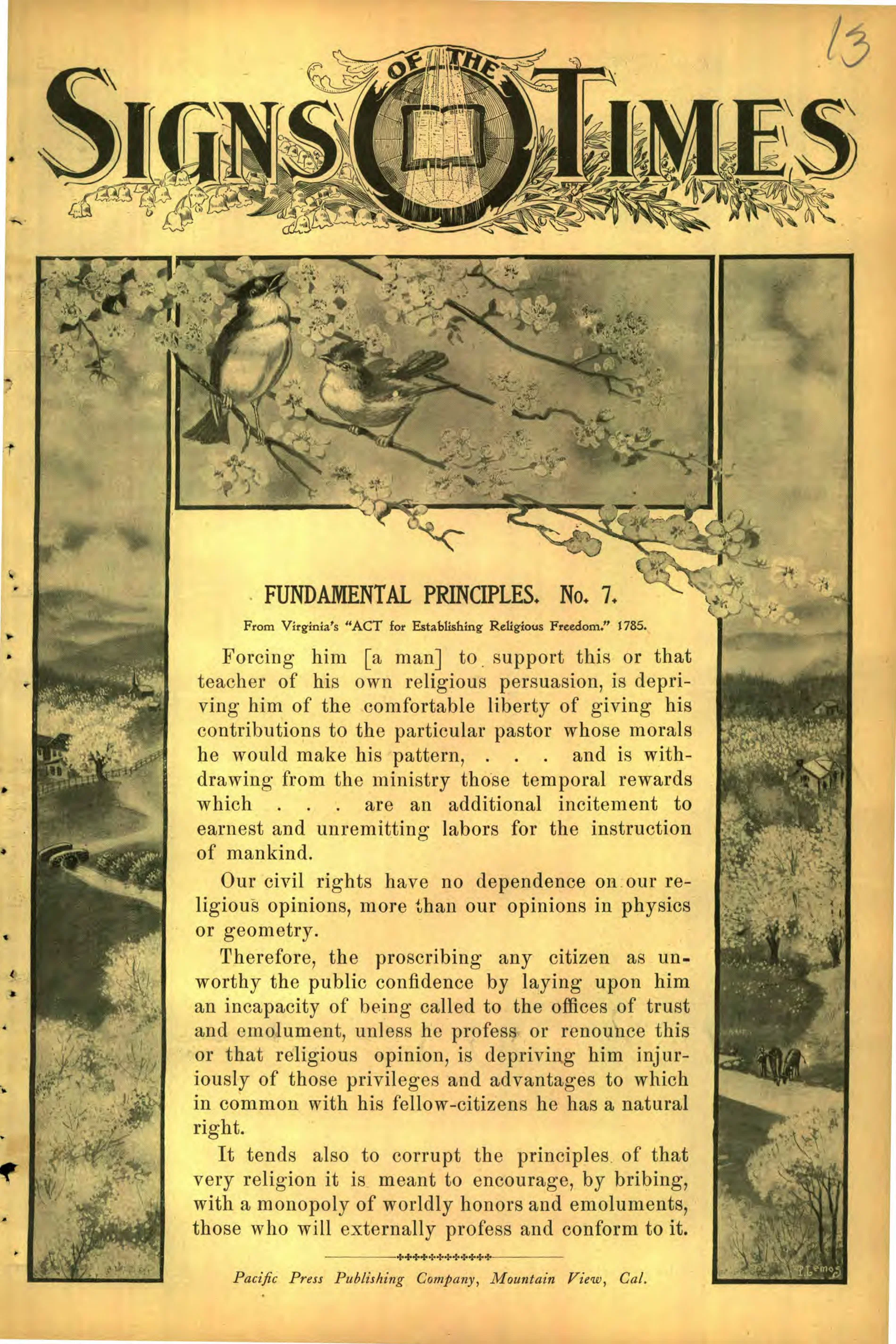 Vol. 32, No. 13.
