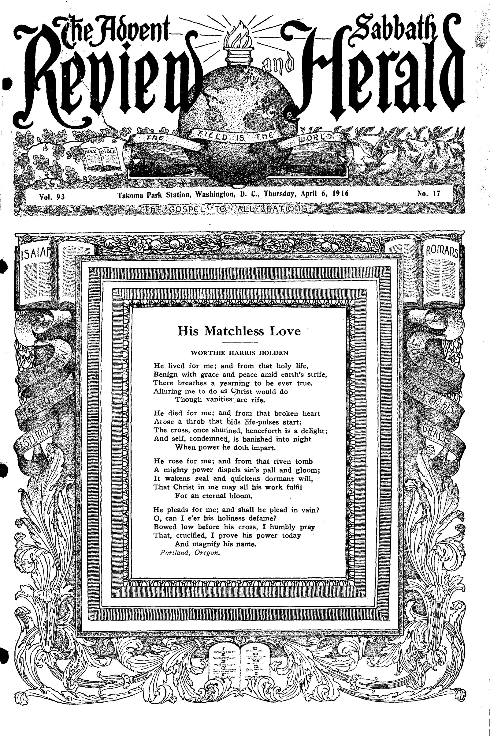 Vol. 93, No. 17.