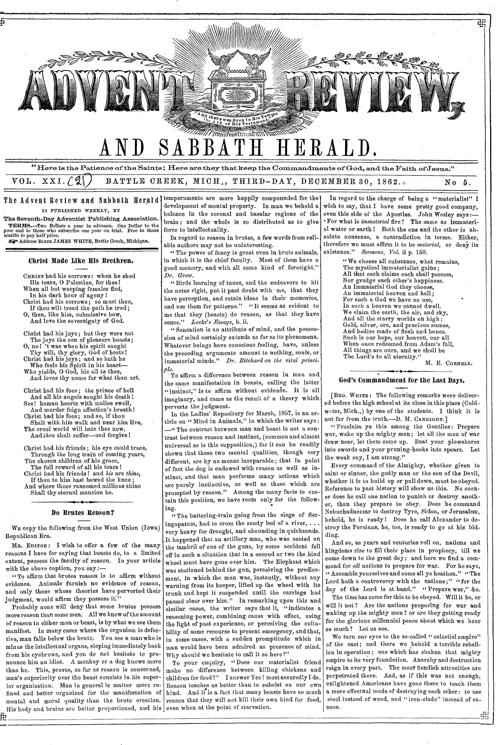 Vol. 21, No. 5.