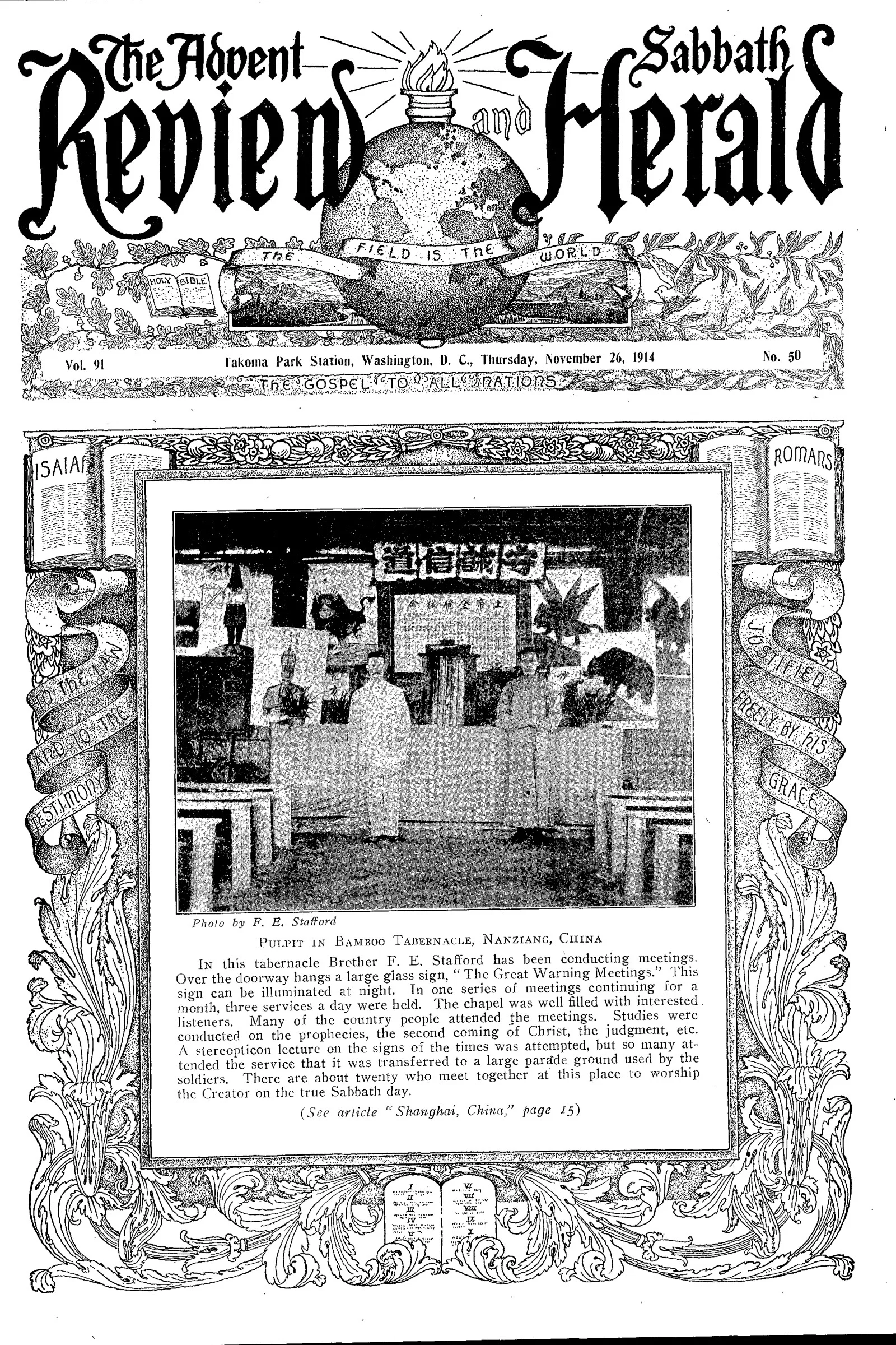 Vol. 91, No. 50.