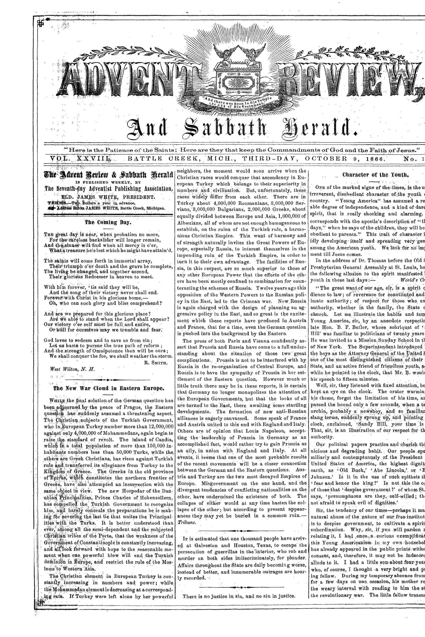 Vol. 28, No. 19.