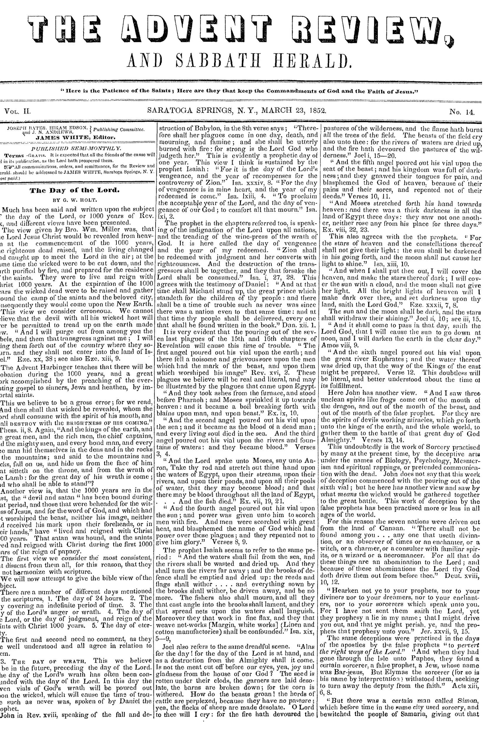 Vol. 2, No. 14.